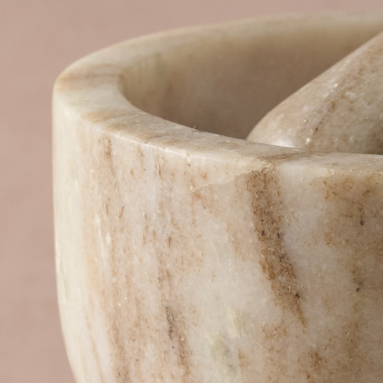 Morchana Marble Mortar + Pestle Set - Ten Thousand Villages