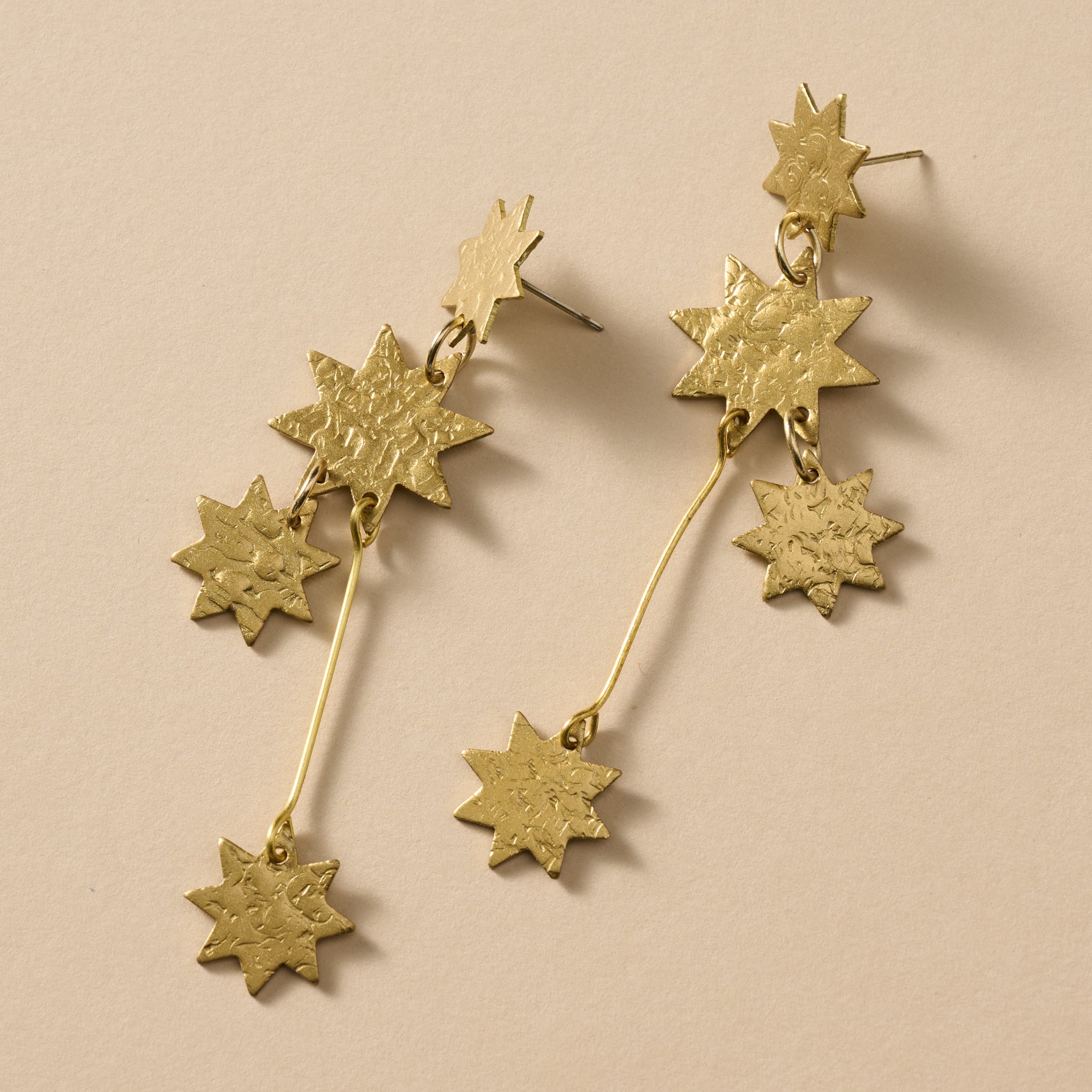 Girana Star Shower Post Earrings - Ten Thousand Villages