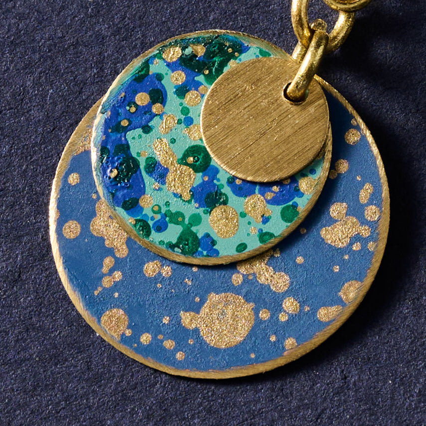 Asha Patina Disc Drop Earrings - Ten Thousand Villages