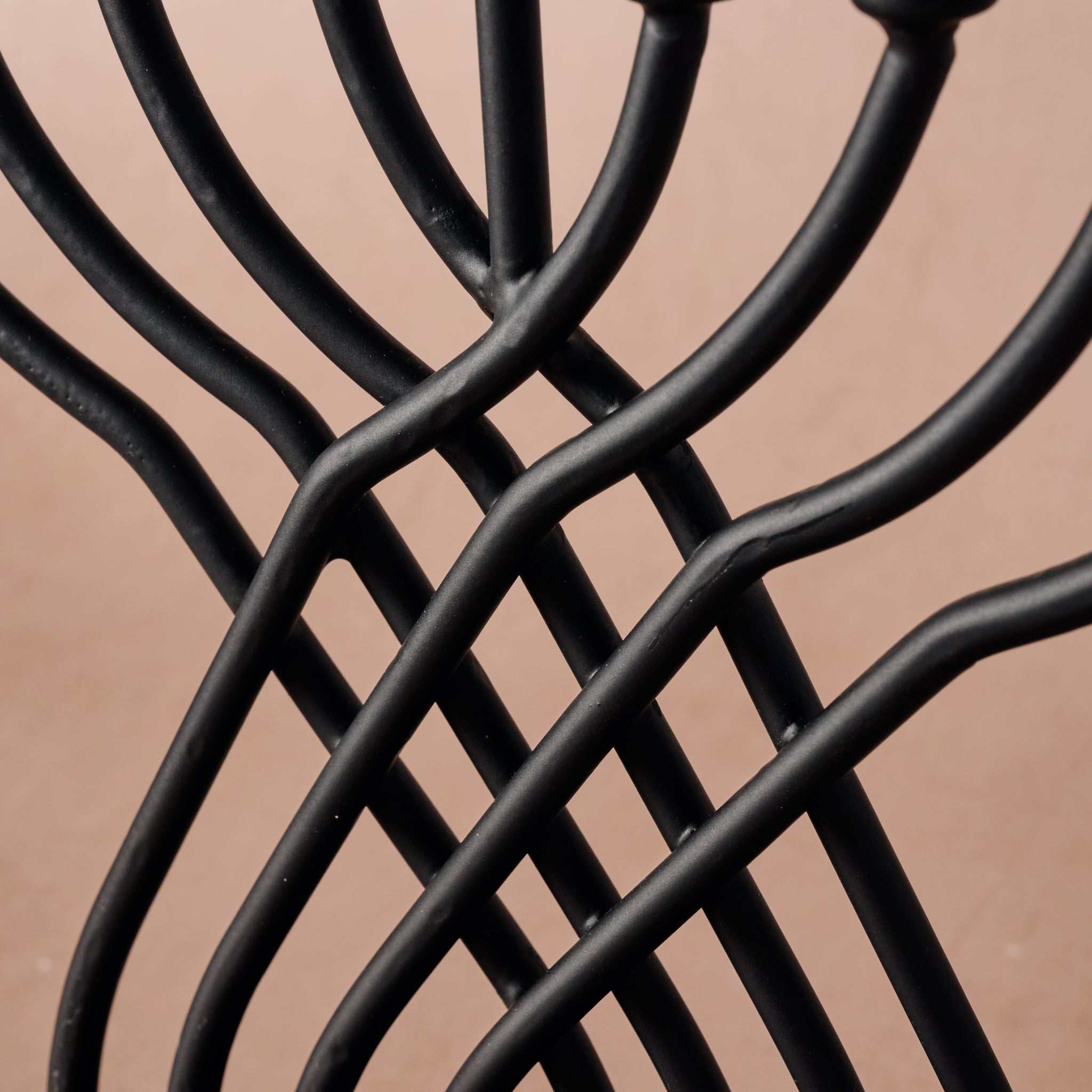 Sudaul Criss Cross Iron Menorah