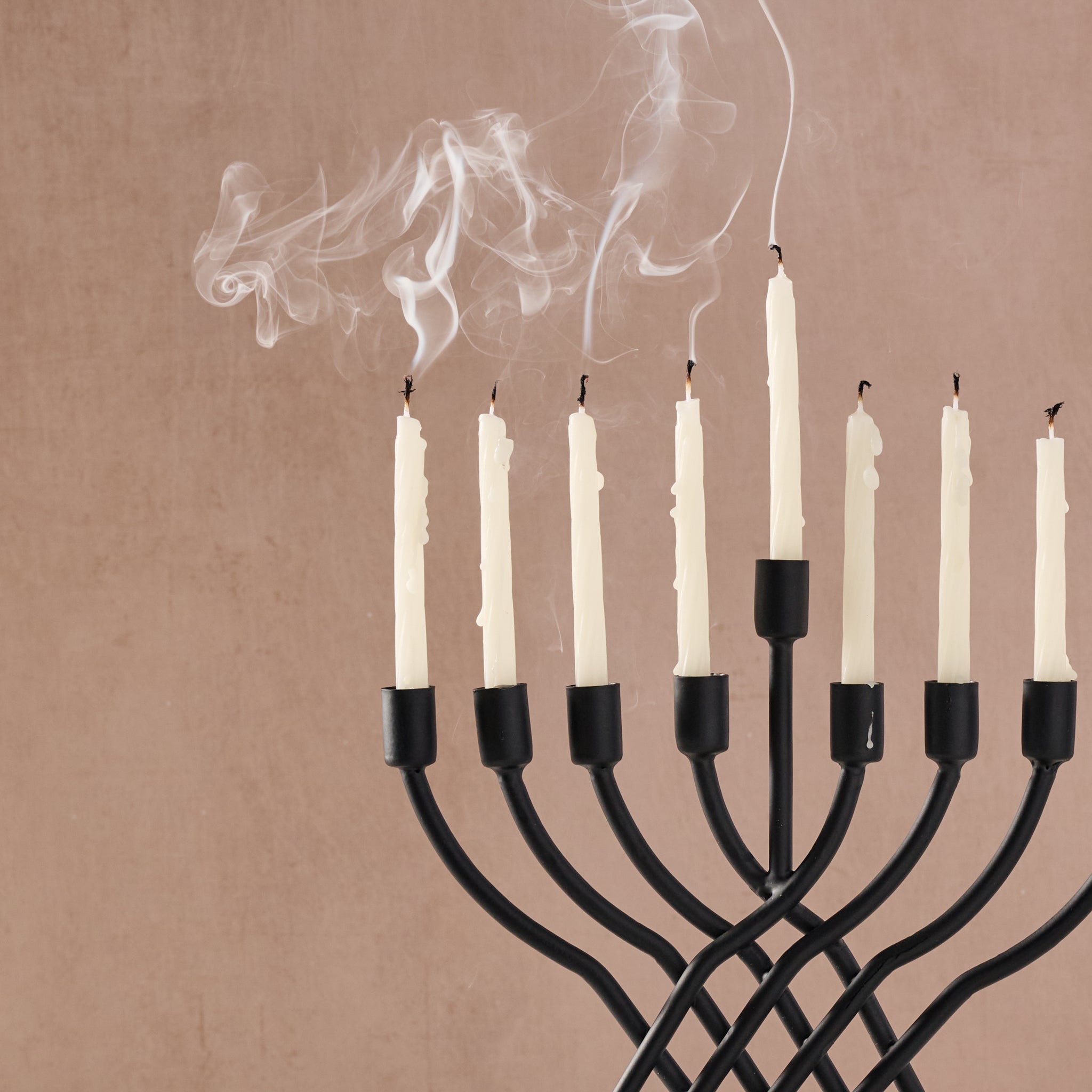 Sudaul Criss Cross Iron Menorah