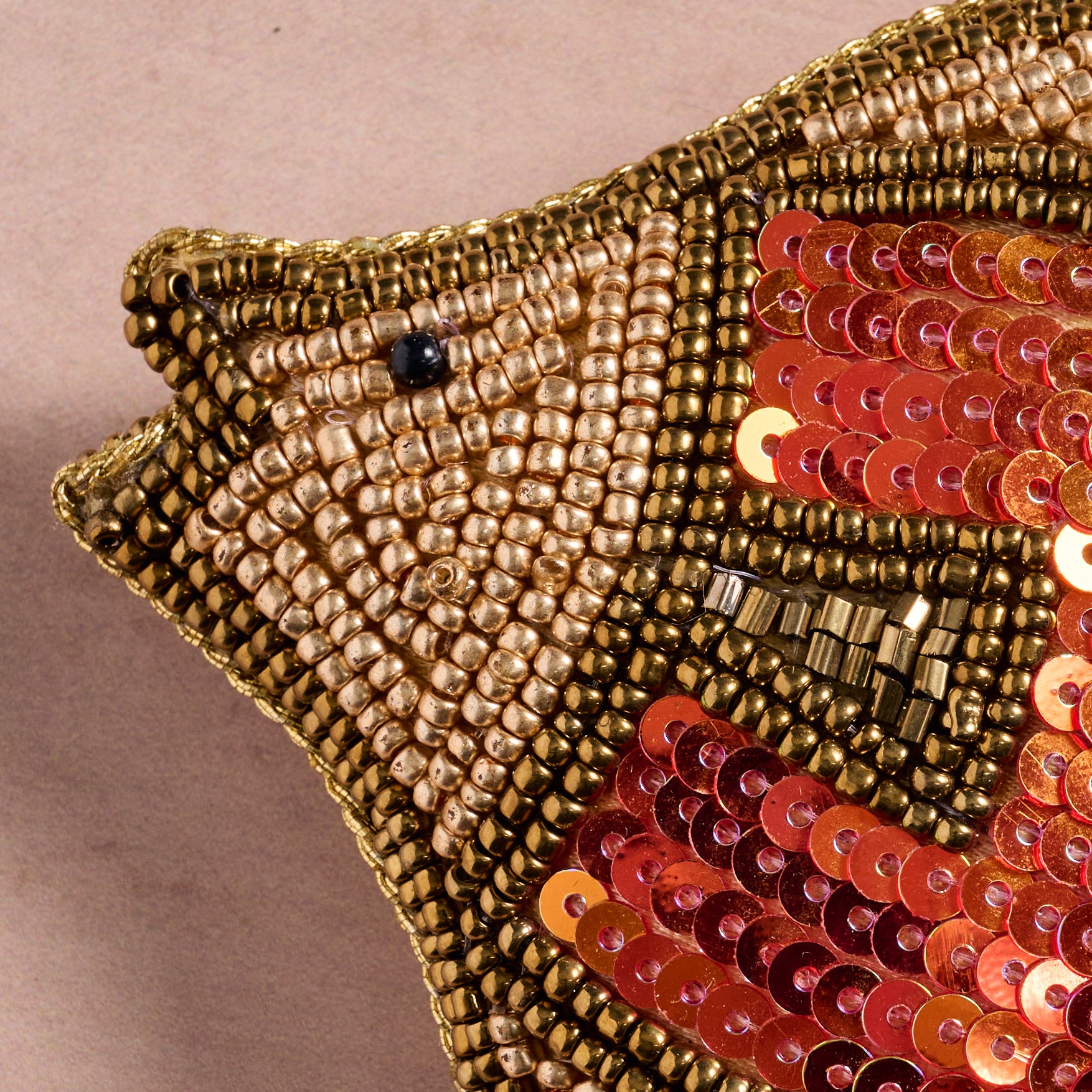 Chamak Beaded Fish Ornament