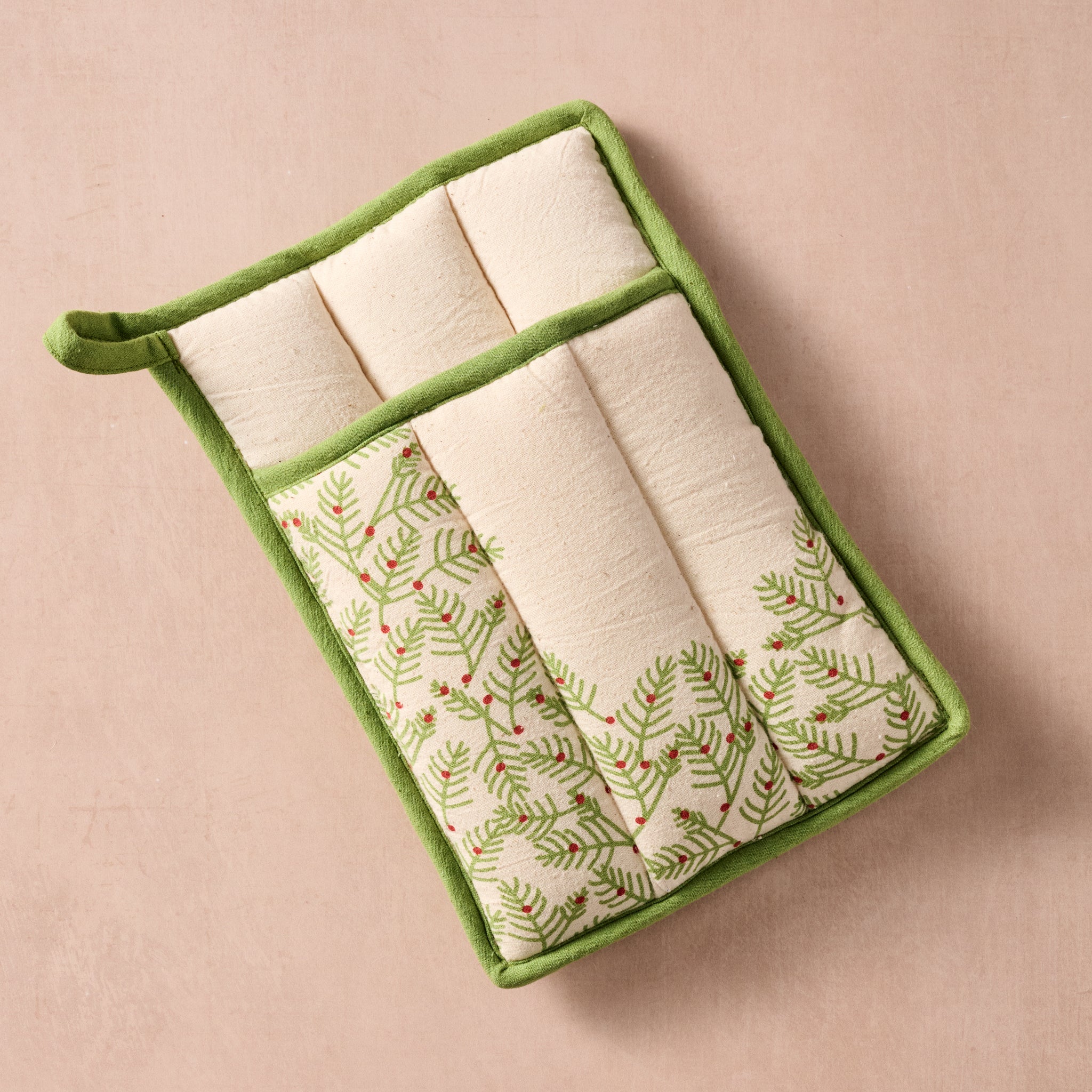 Sardee Holly Cotton Potholder