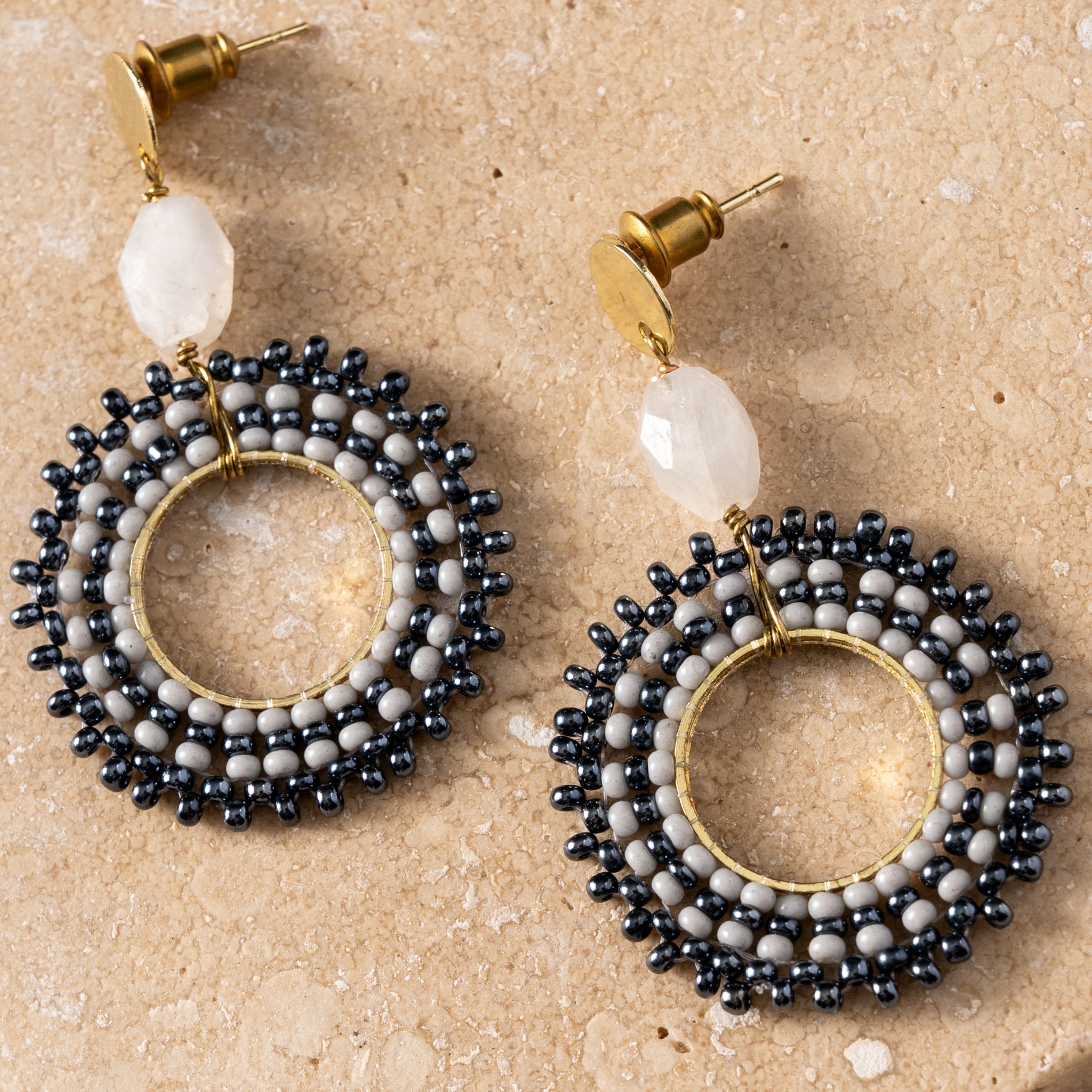 Ghera Glass Bead Earrings
