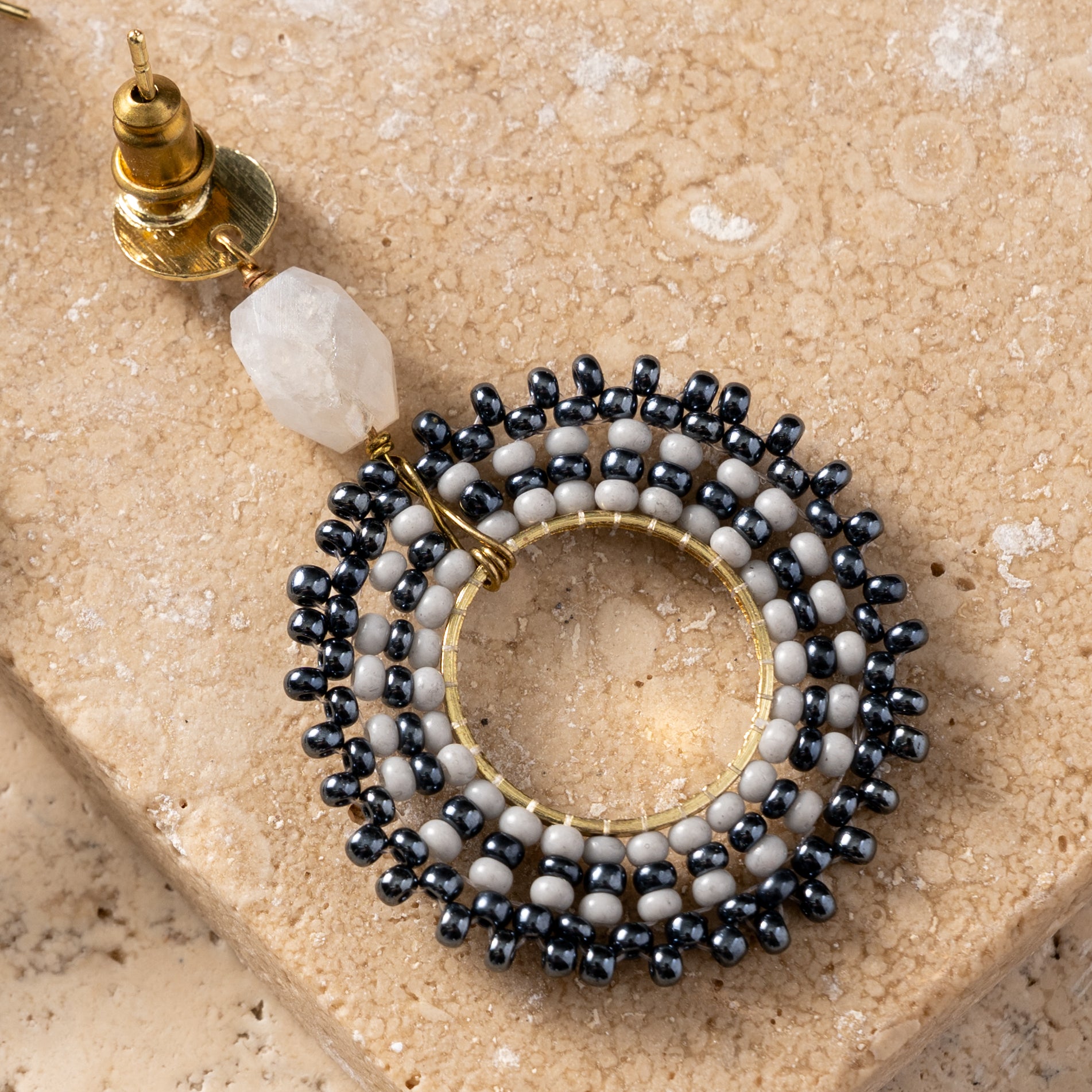 Ghera Glass Bead Earrings