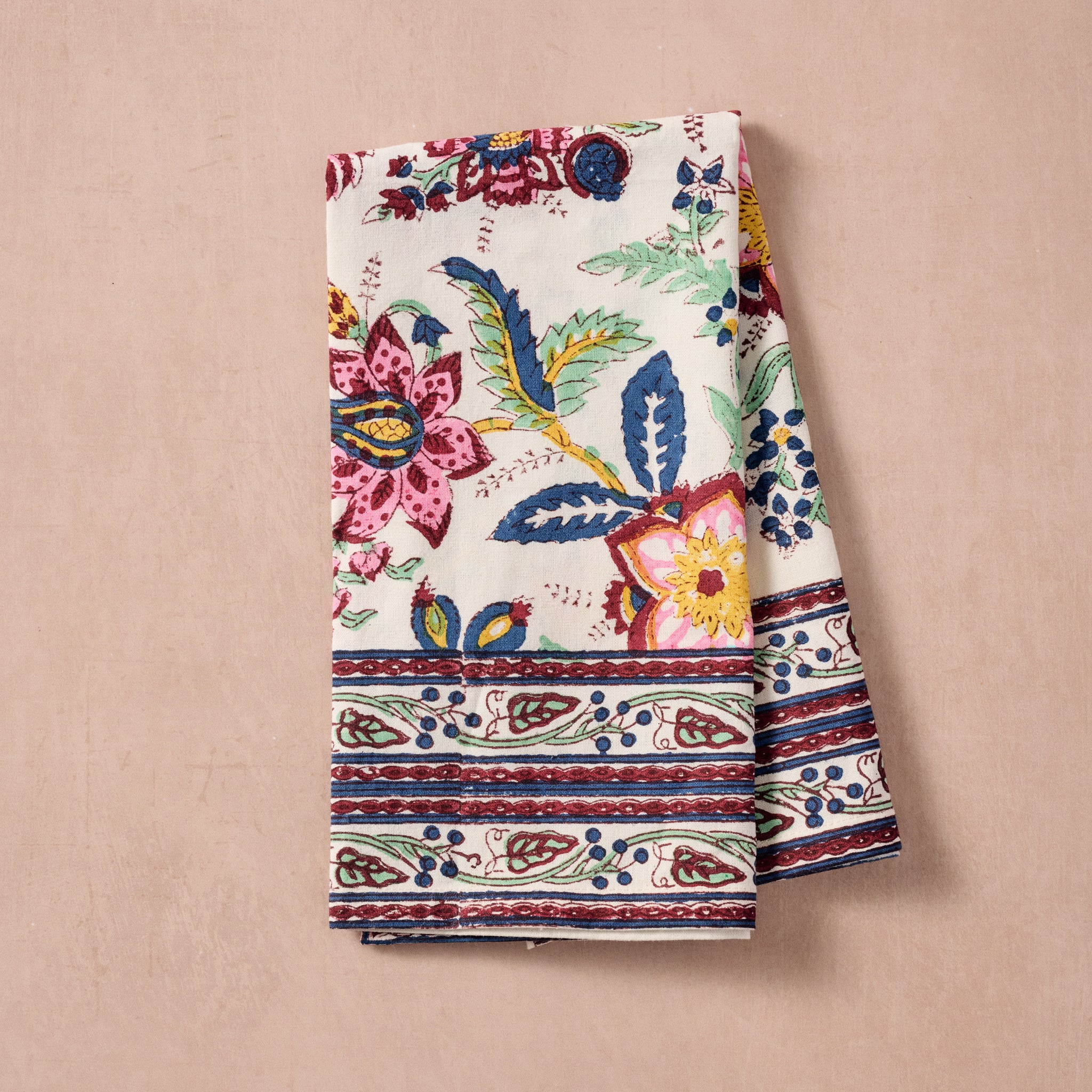 Zaina Floral Blockprint Napkin