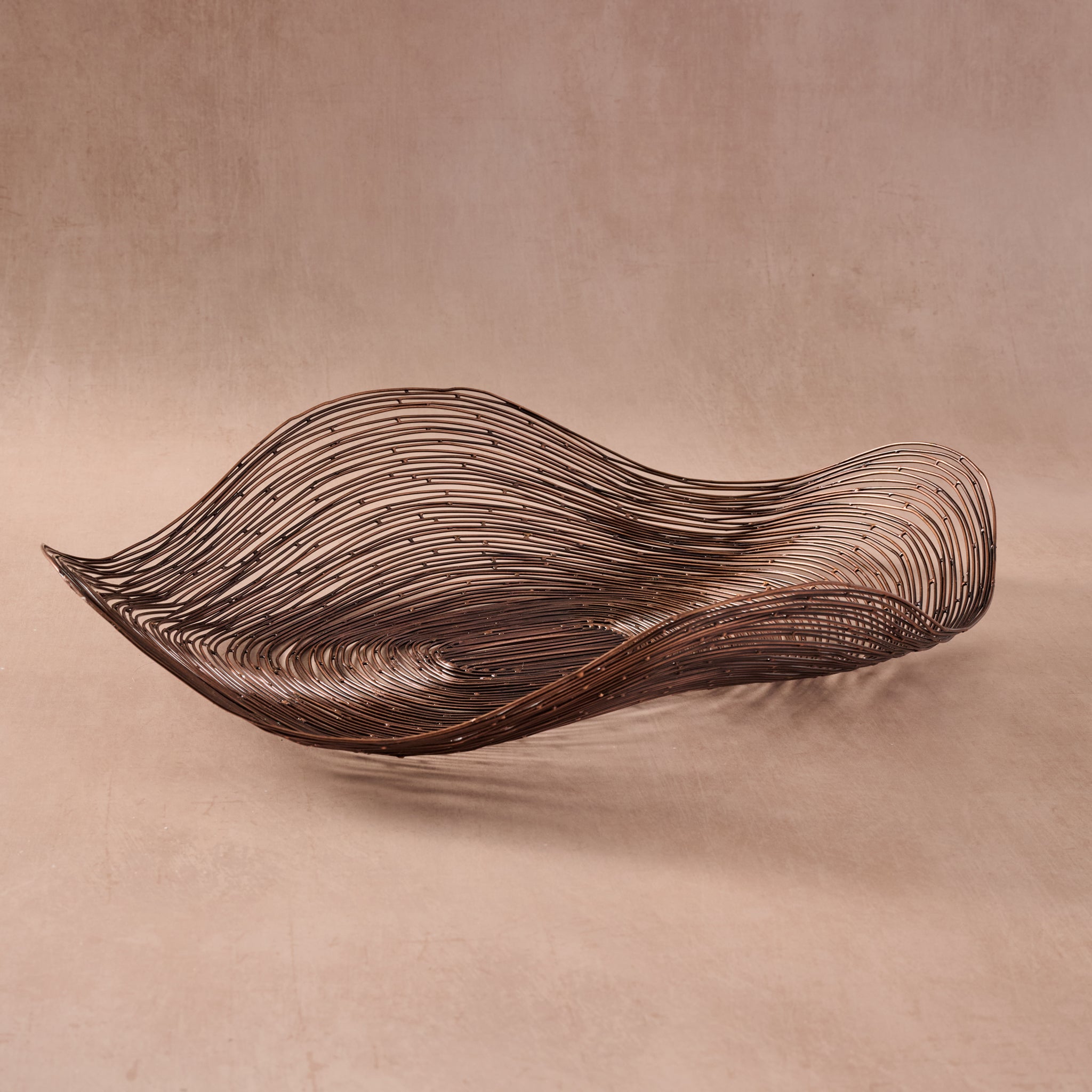 Lahar Wavy Wire Bowl