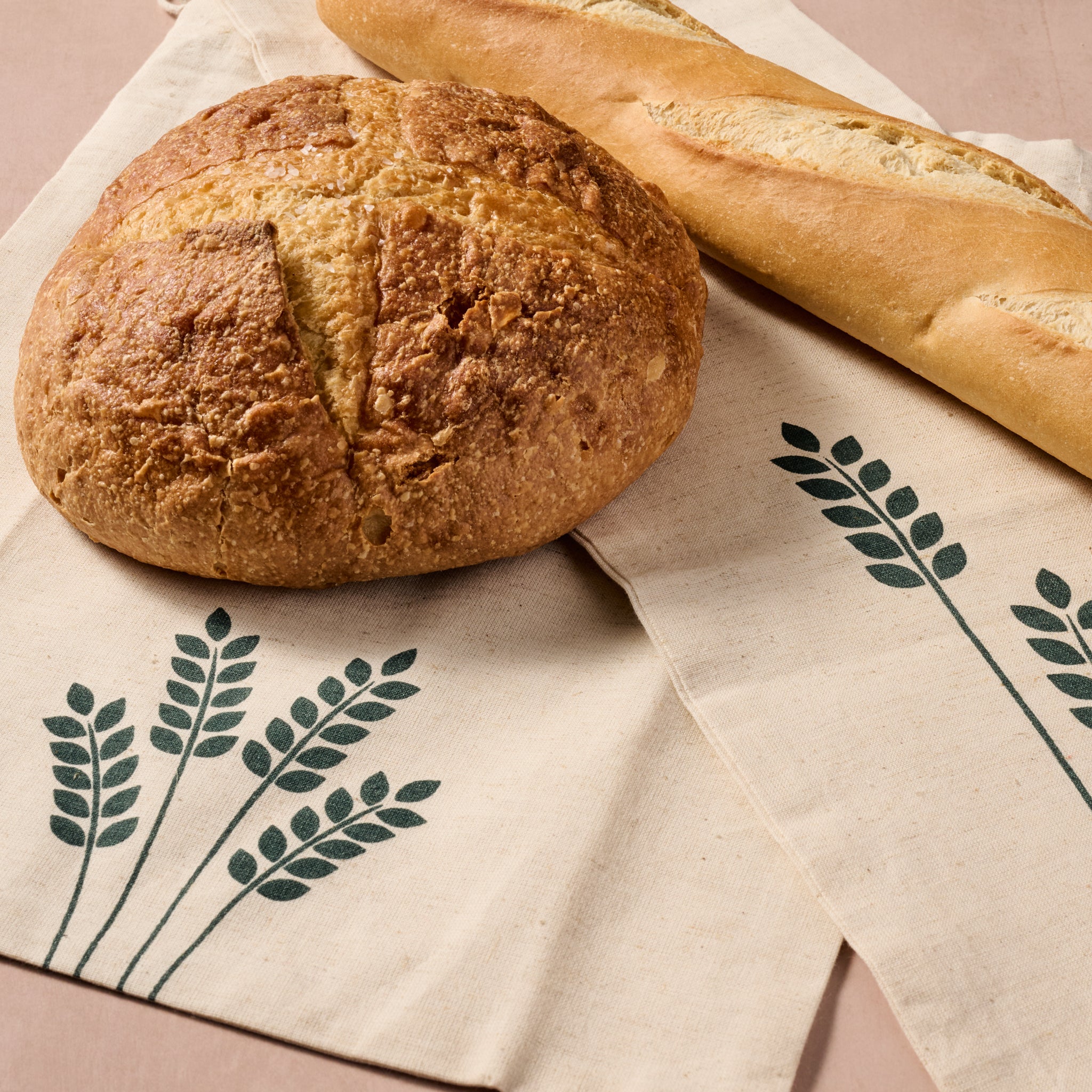 Linen Bread Bag Set