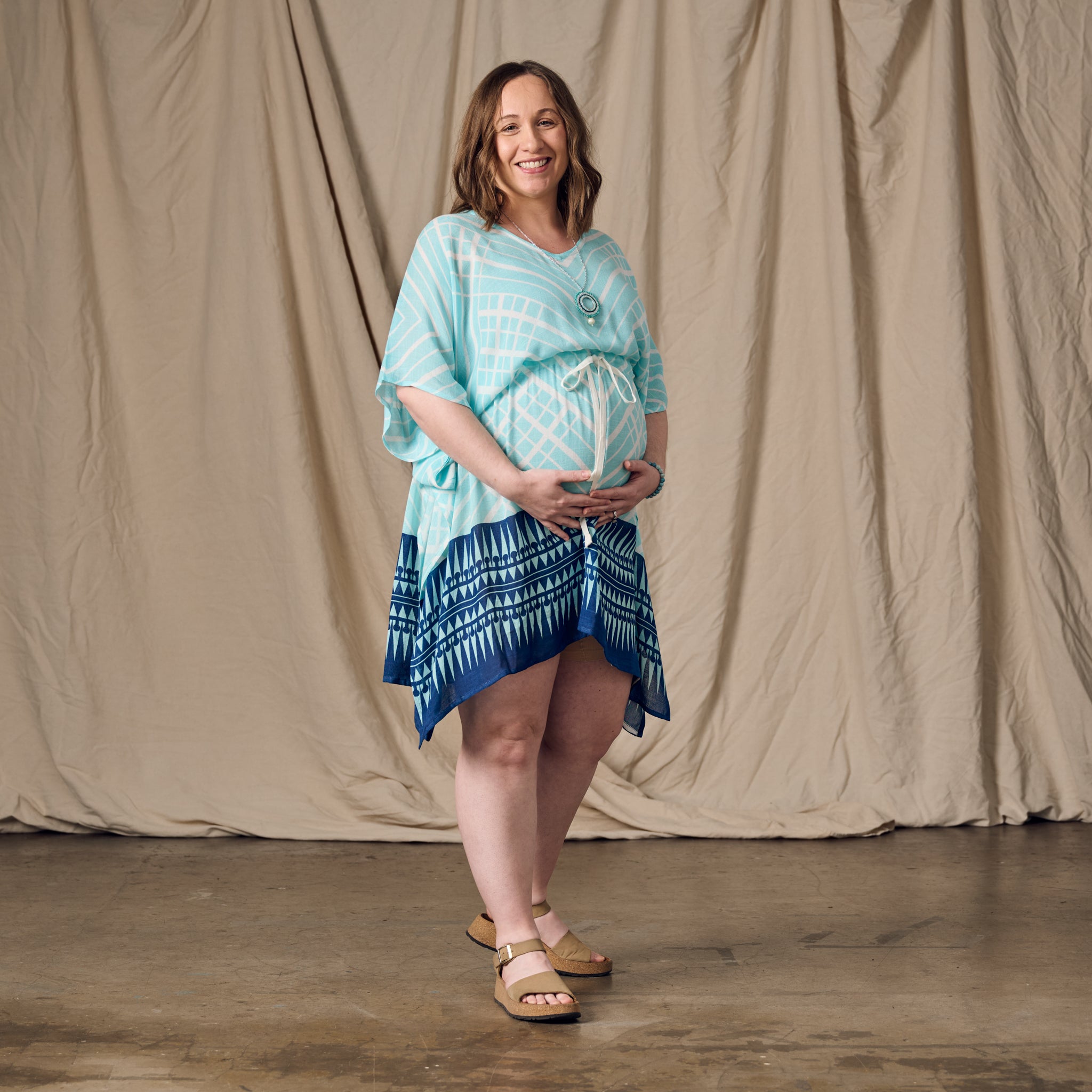 Lahar Geometric Kaftan