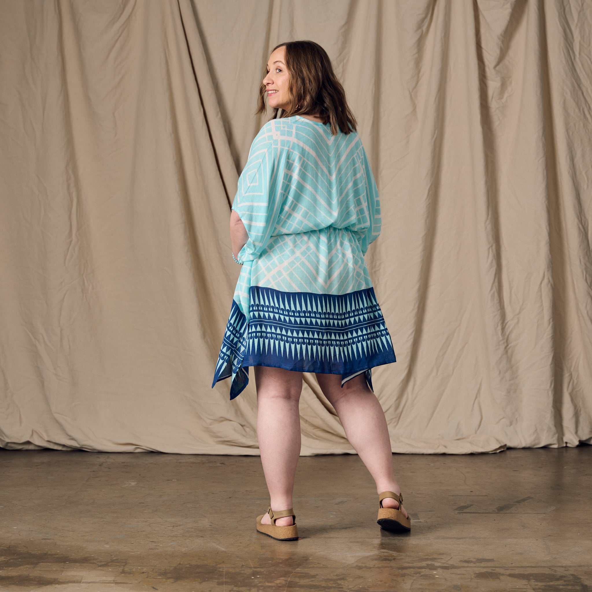 Lahar Geometric Kaftan