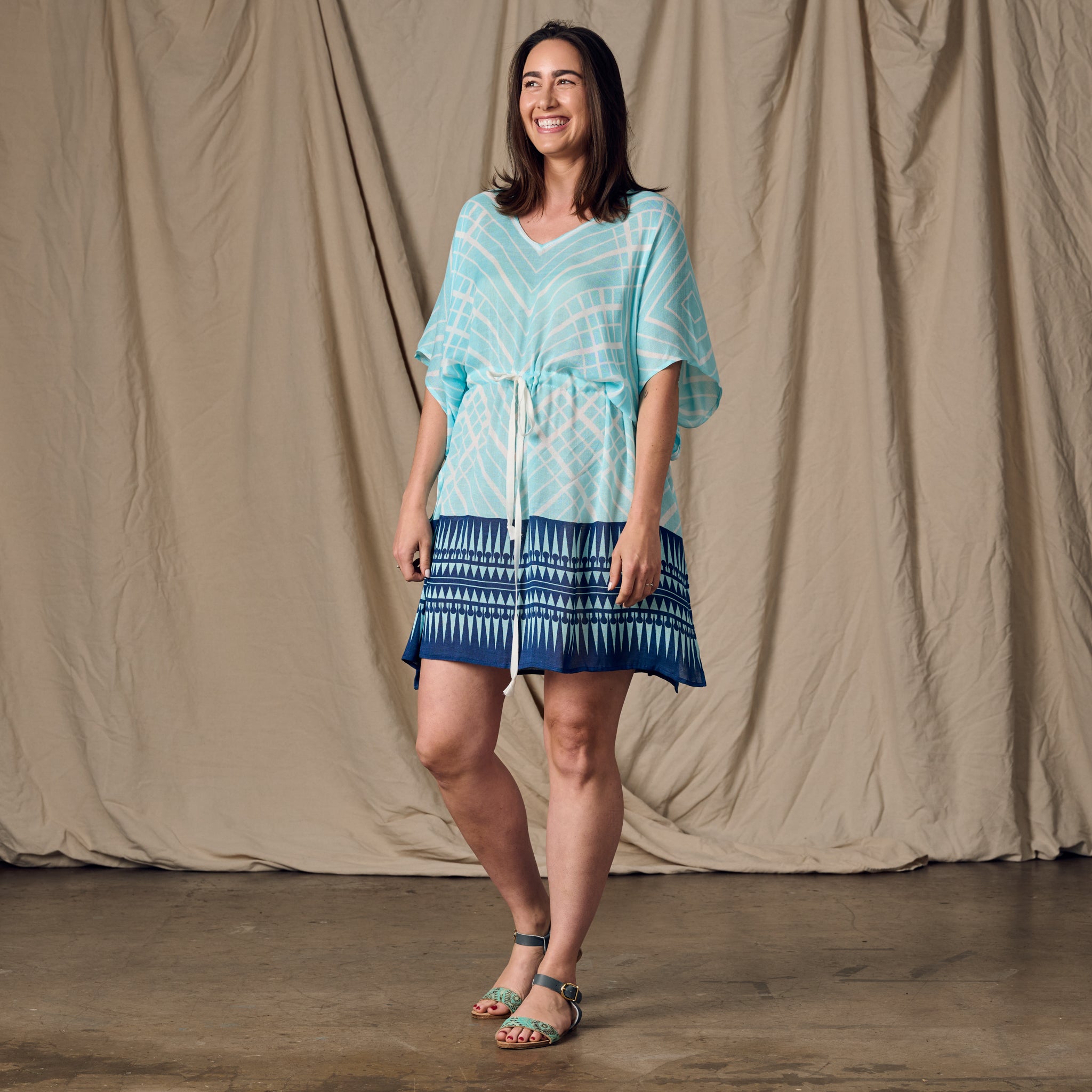 Lahar Geometric Kaftan