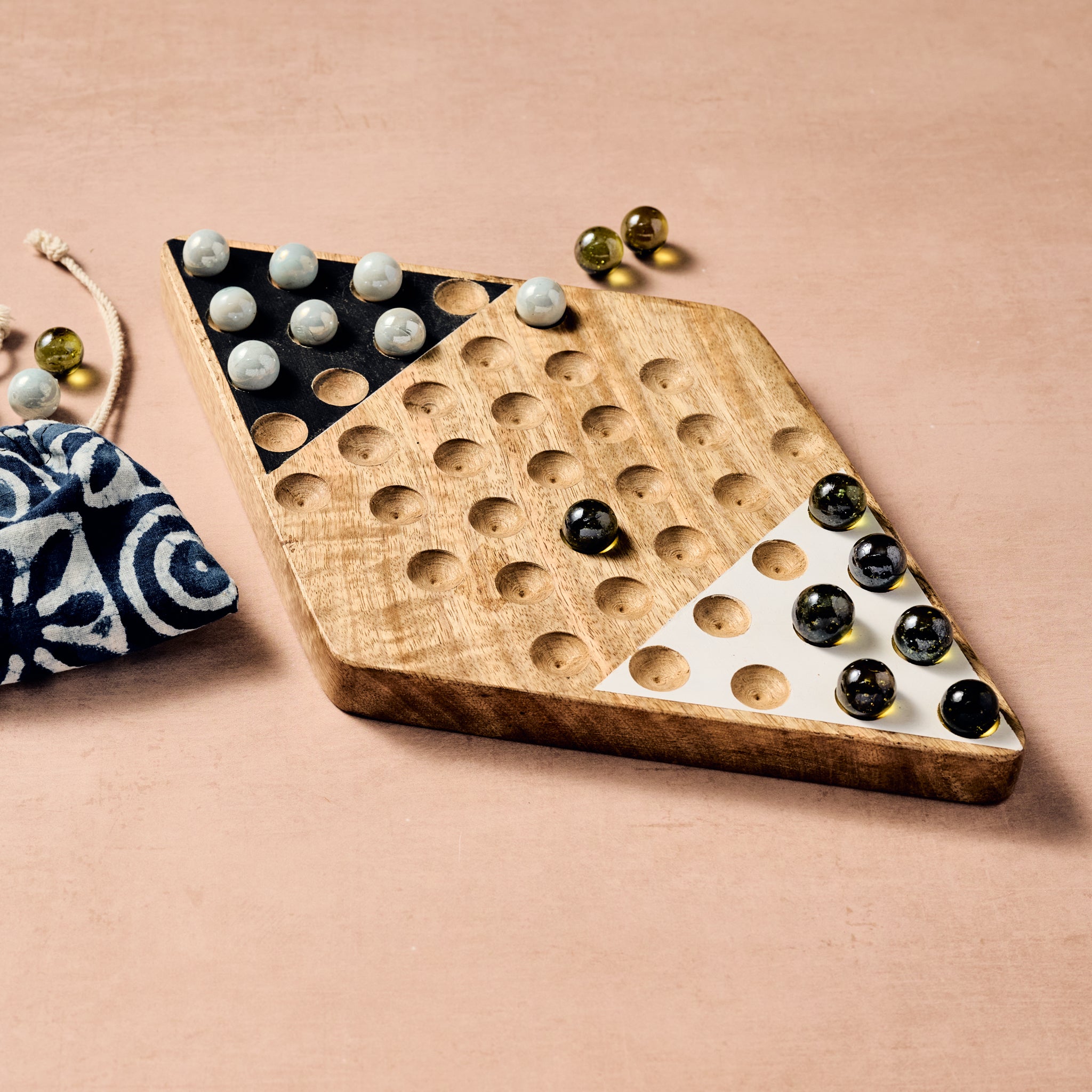 Maza Chinese Checker 2 Player Set – Ten Thousand Villages