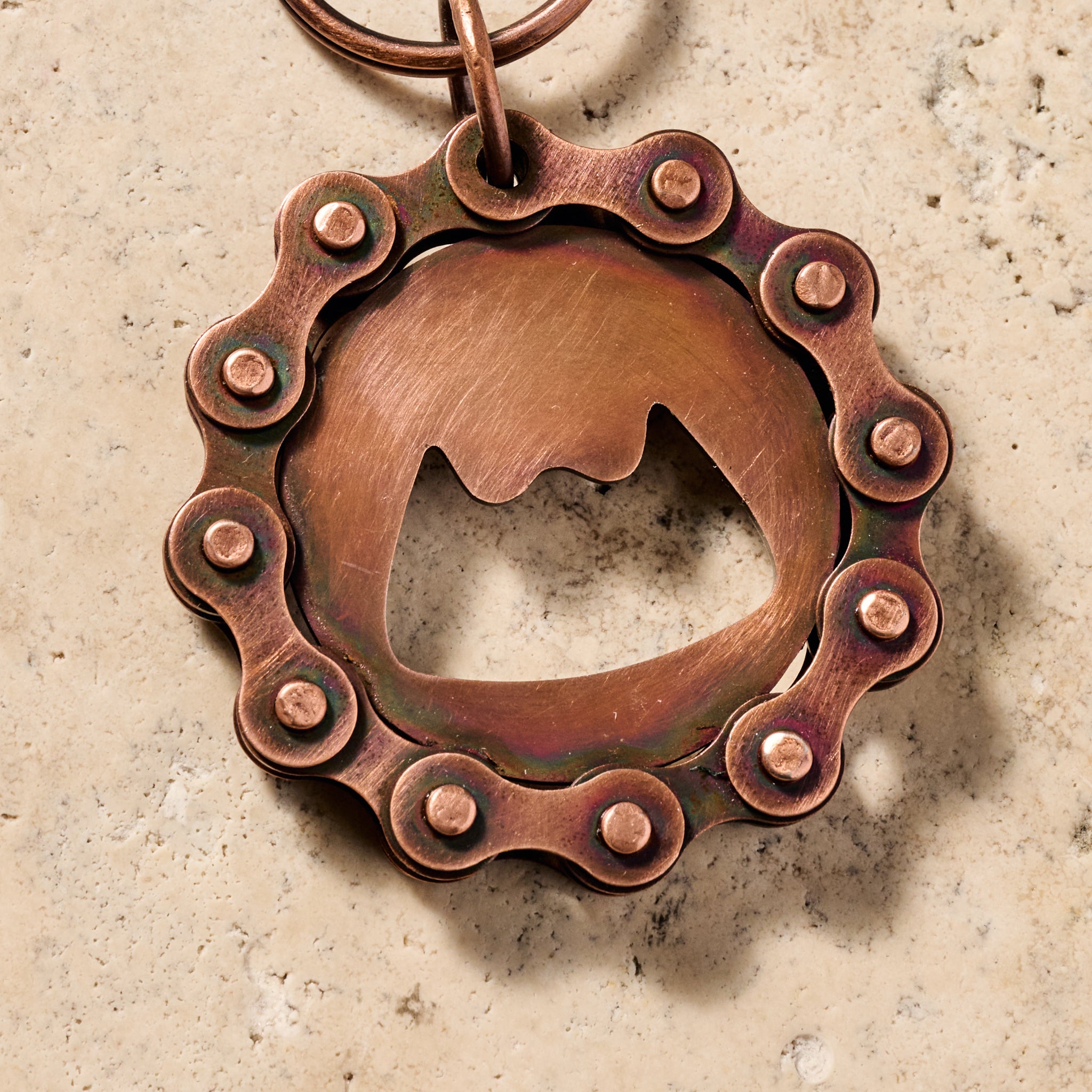 Bike Chain Bottle Opener Key Clasp