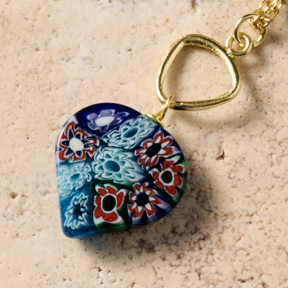 Raza Murano Millefiori Pendant Necklace