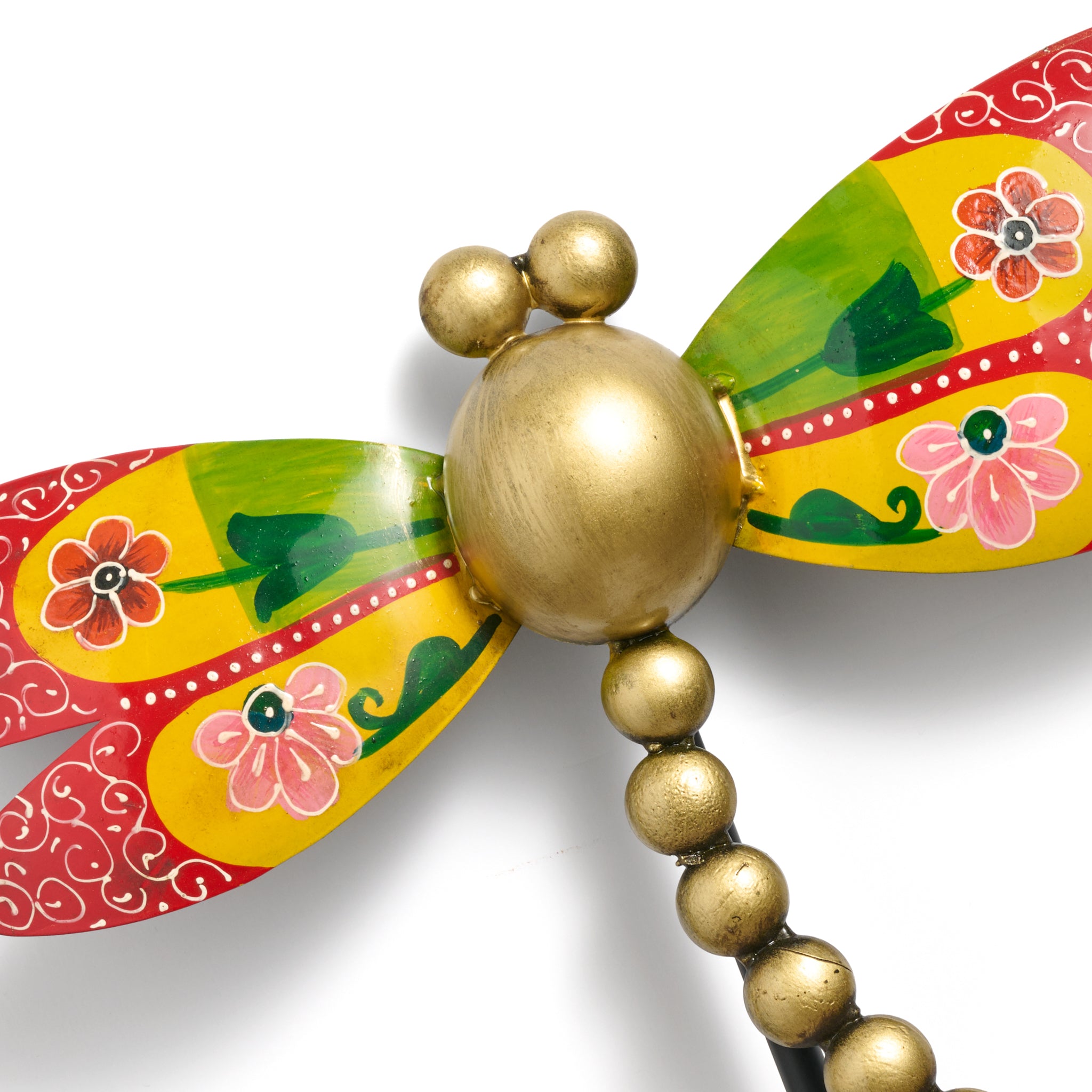 Vikaas Hand Painted Dragonfly Garden Stake – Ten Thousand Villages