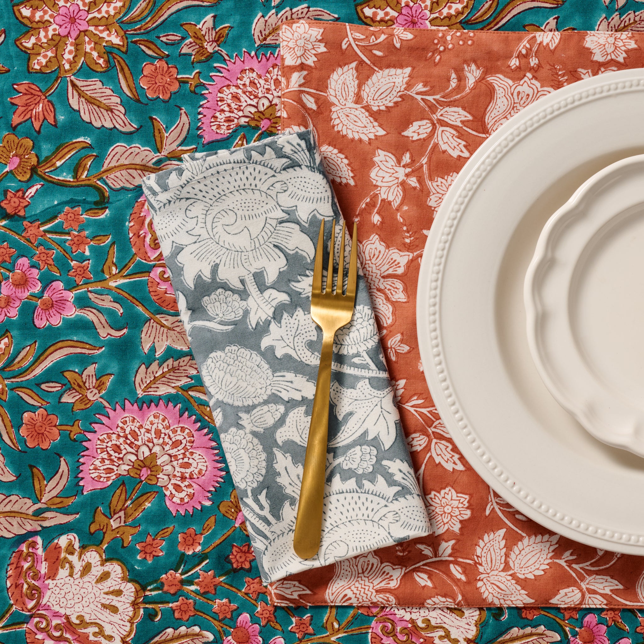 Baadal Blockprint Napkin