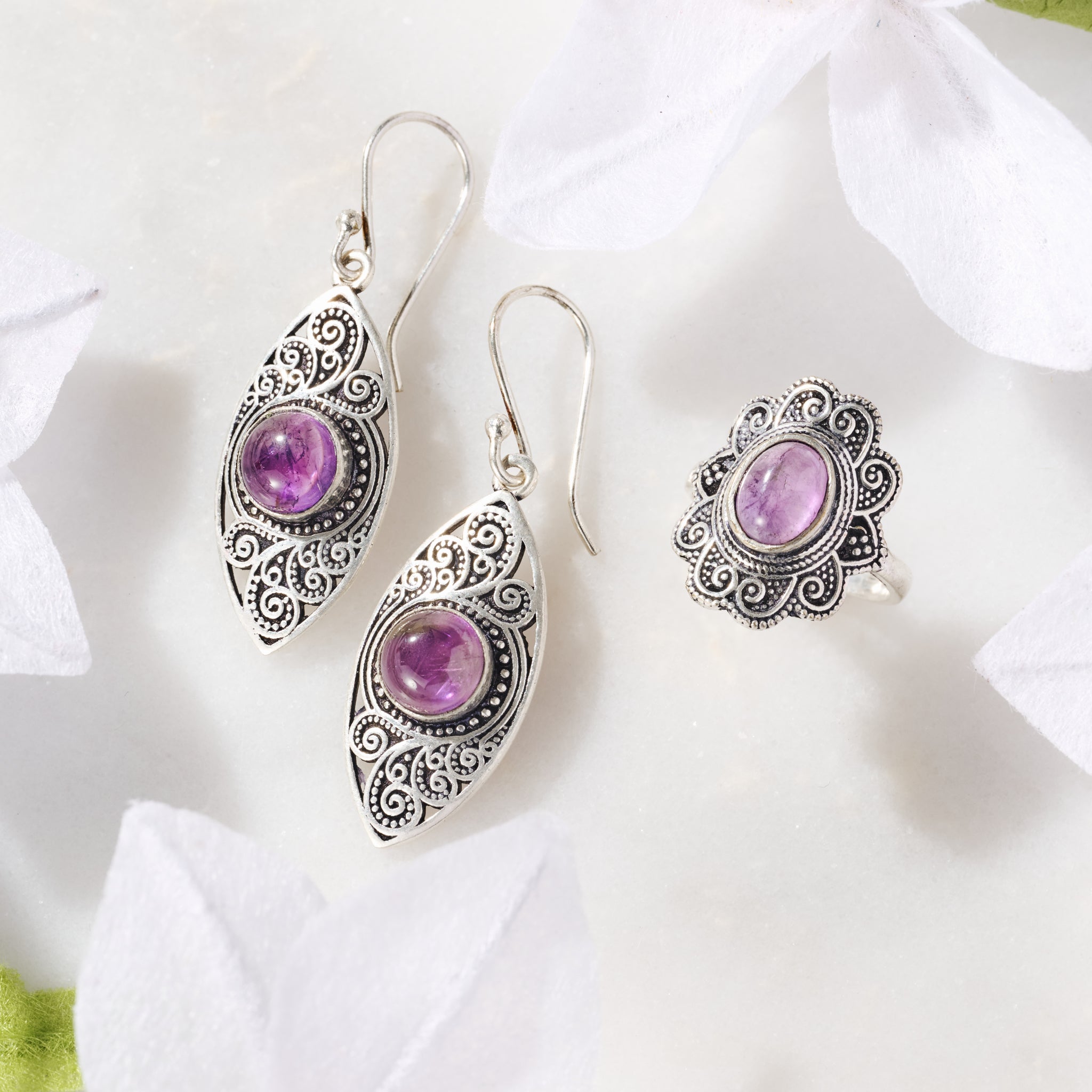 Saroop Amethyst Ring