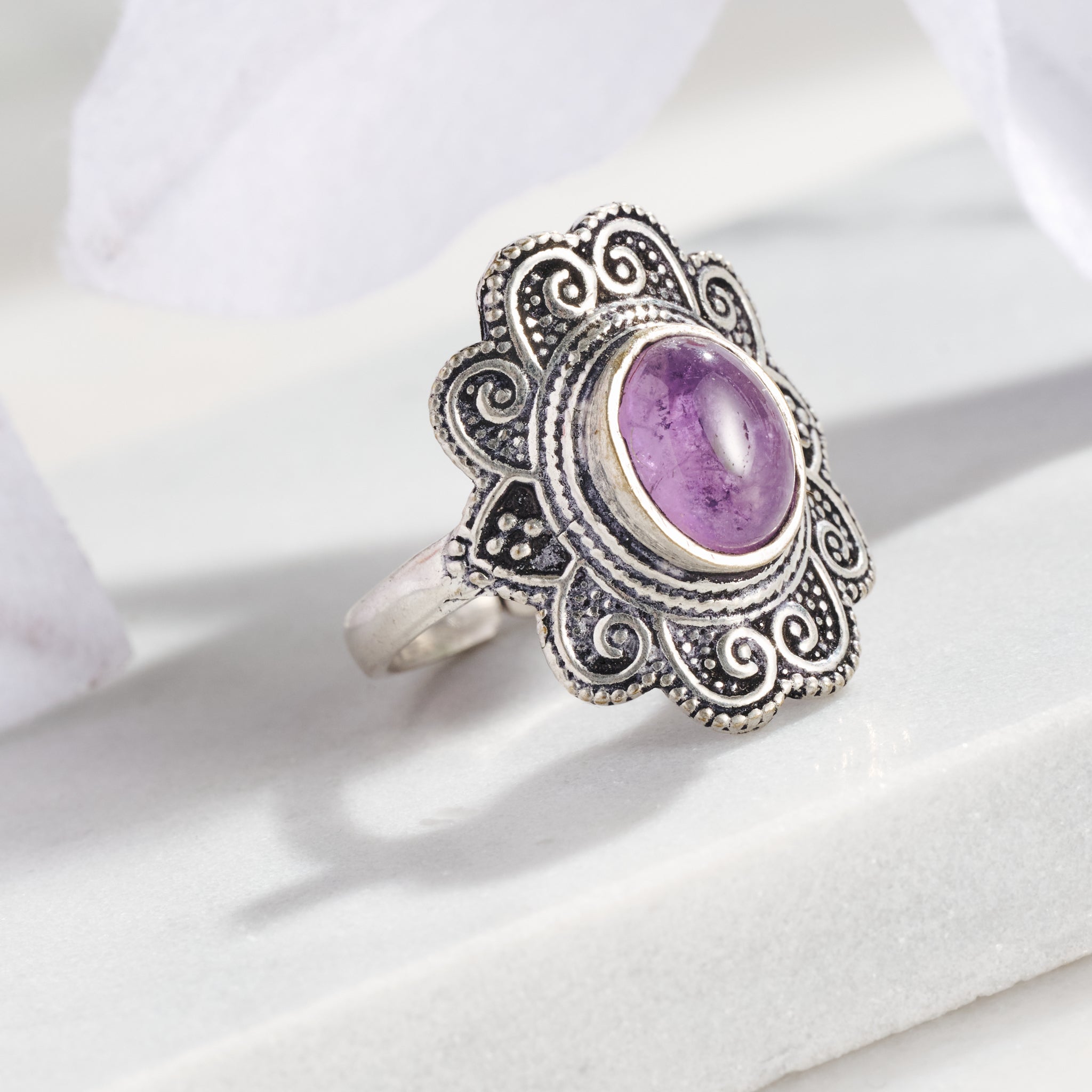 Saroop Amethyst Ring