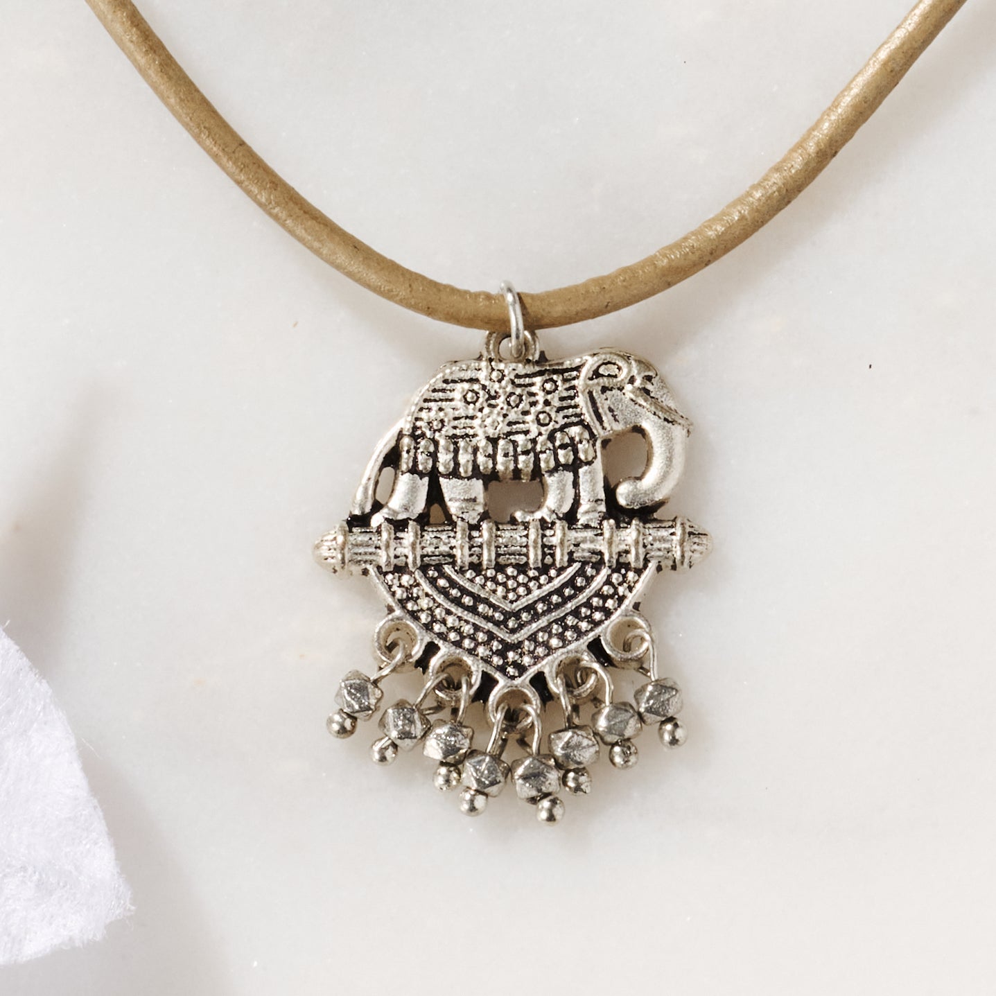 Vijaya Elephant Pendant Necklace