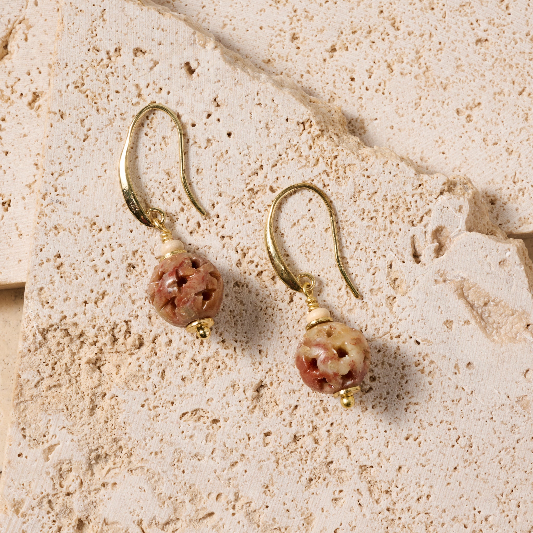Samca Gorara Stone Earrings – Ten Thousand Villages