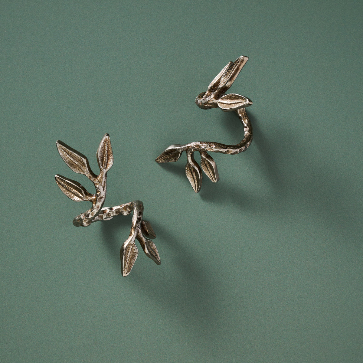 Olive Branch Napkin Rings - Set of 2