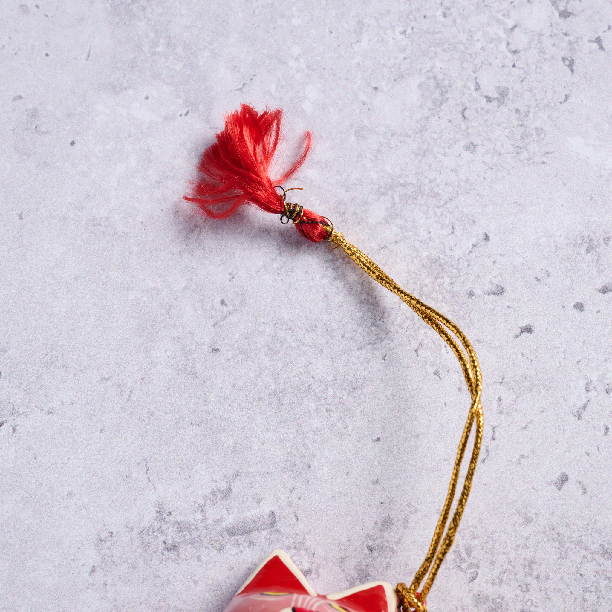 Painted Floral Cat Paper Mâché Ornament - Ten Thousand Villages