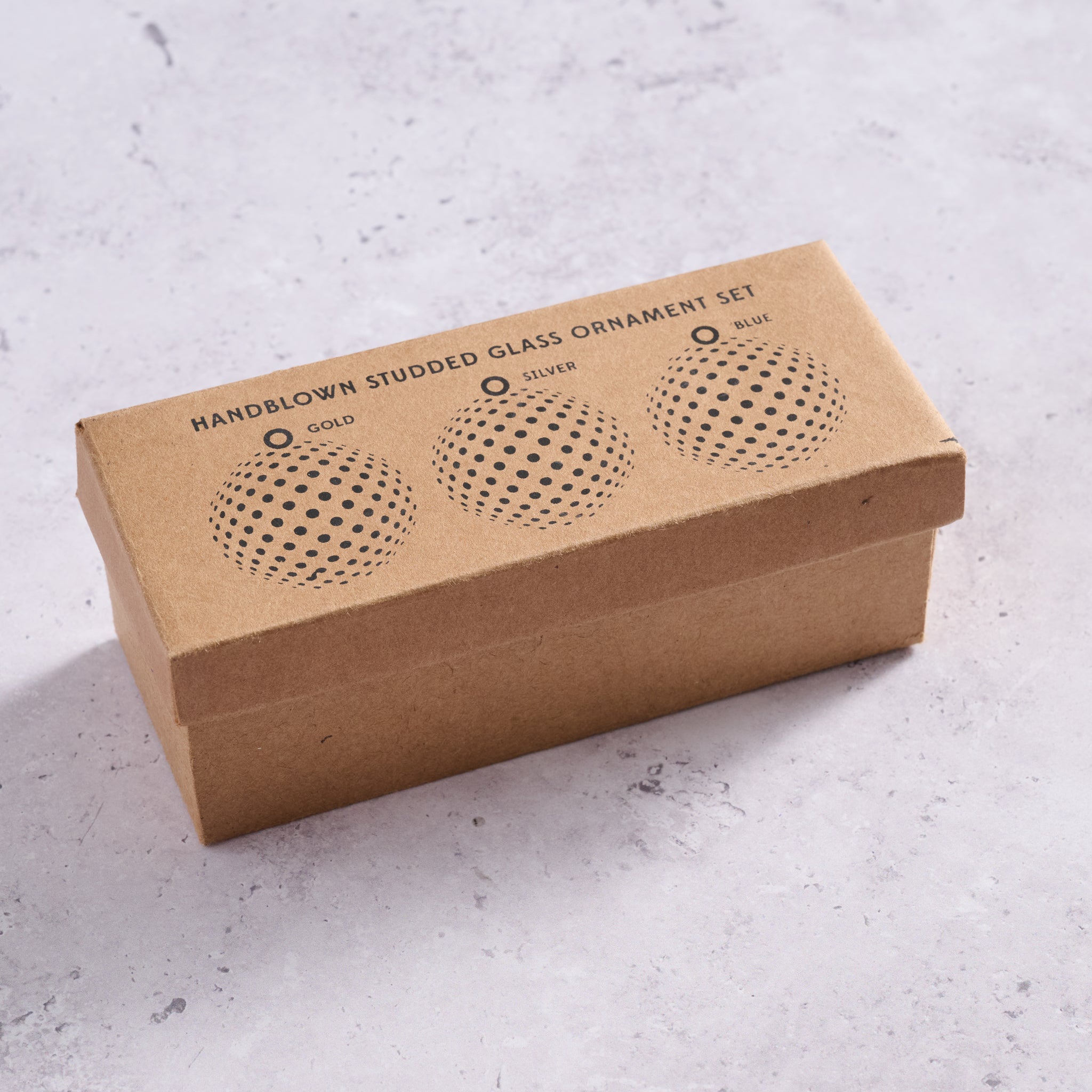 Blown Glass Ball Ornament - Set of 3 - Ten Thousand Villages