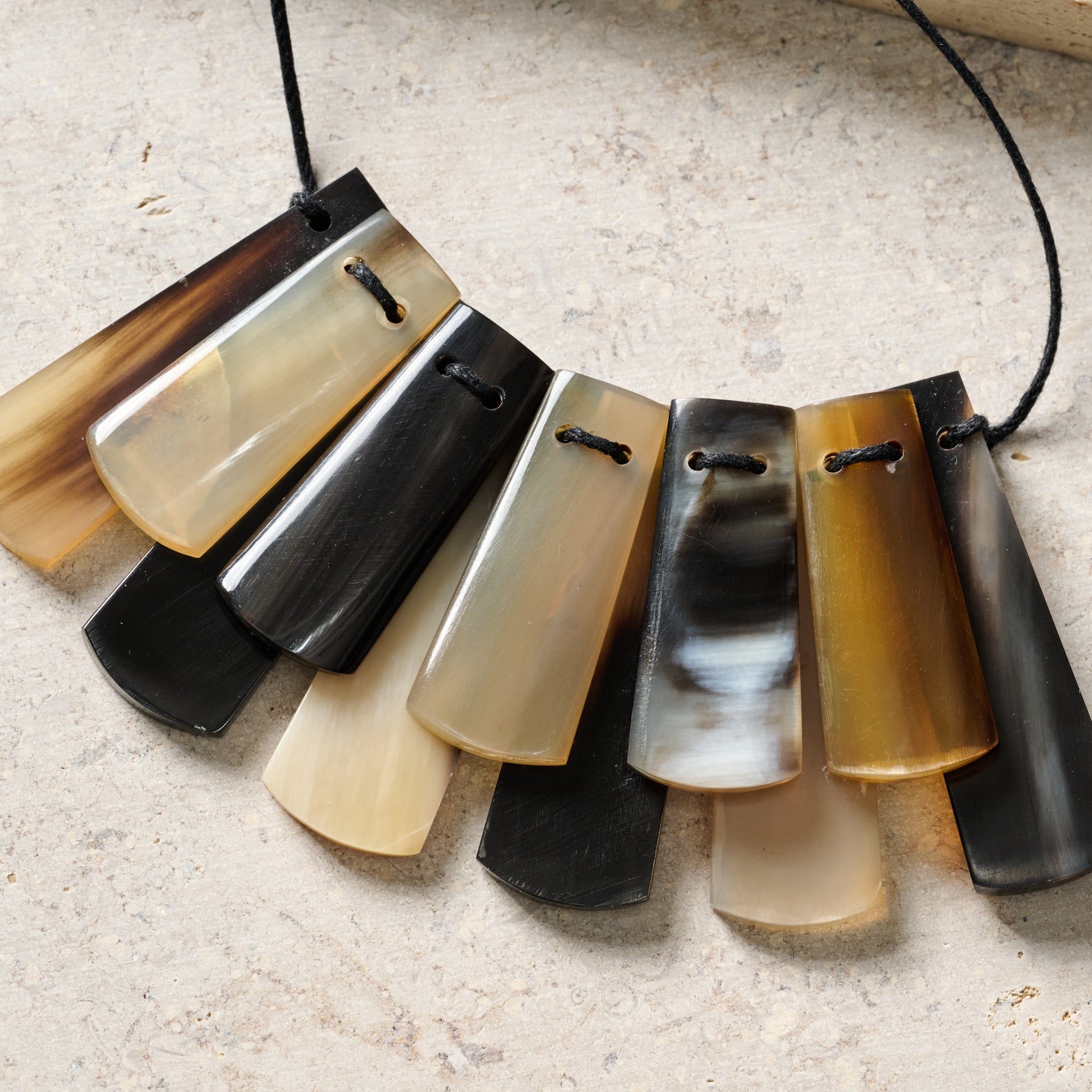 LOOK HERE statement Lambani necklace with pouch