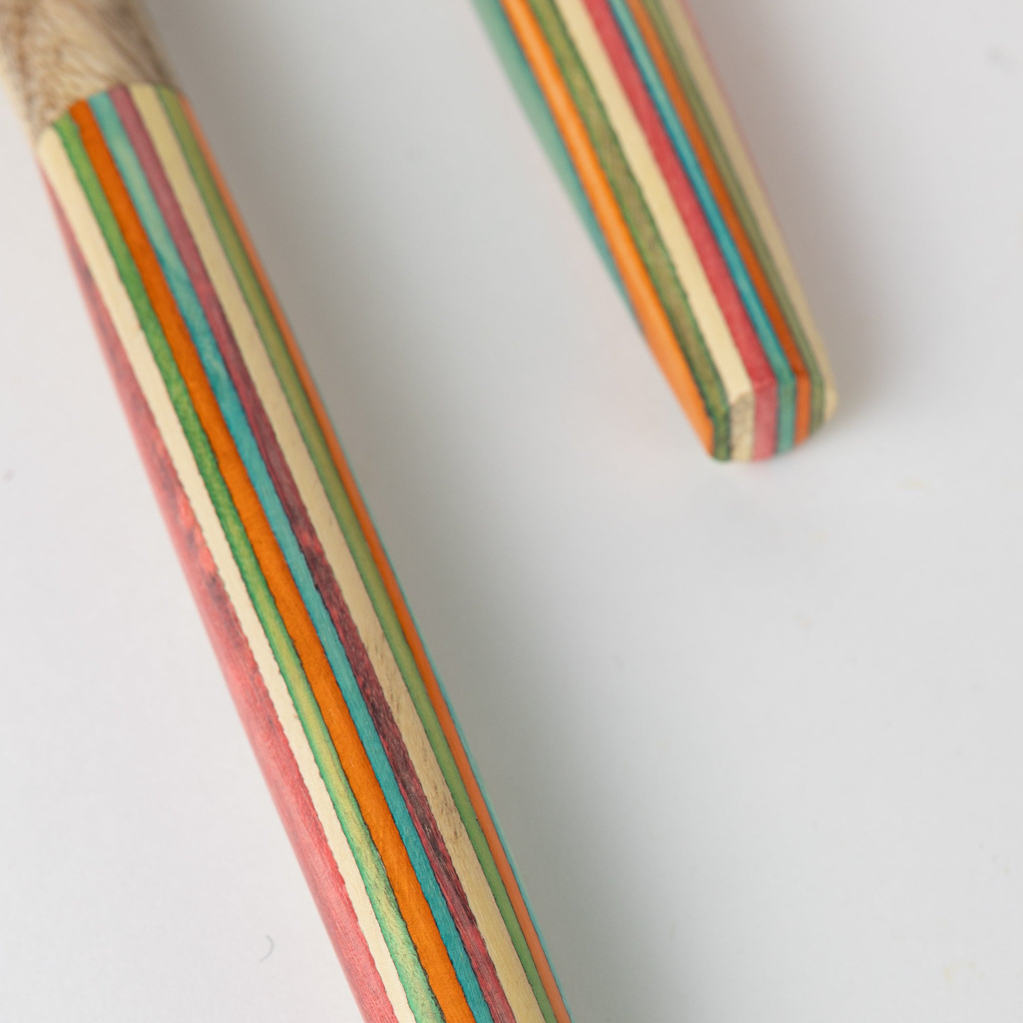 Striped Mango Wood Salad Servers - Ten Thousand Villages