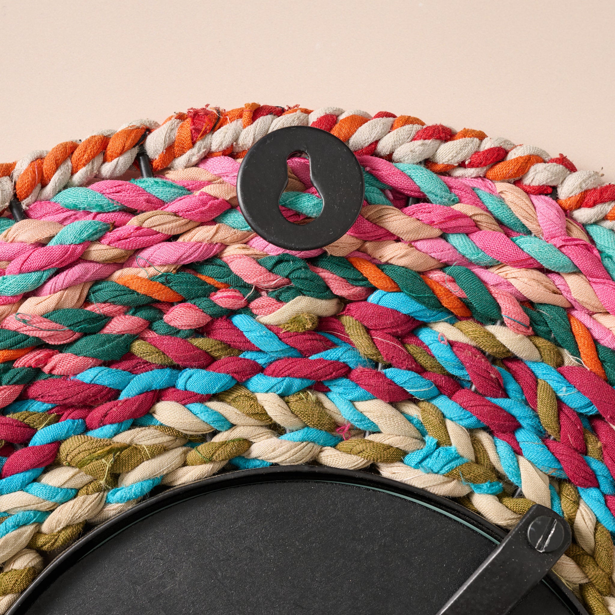 Choti Braided Recycled Sari Mirror - Ten Thousand Villages