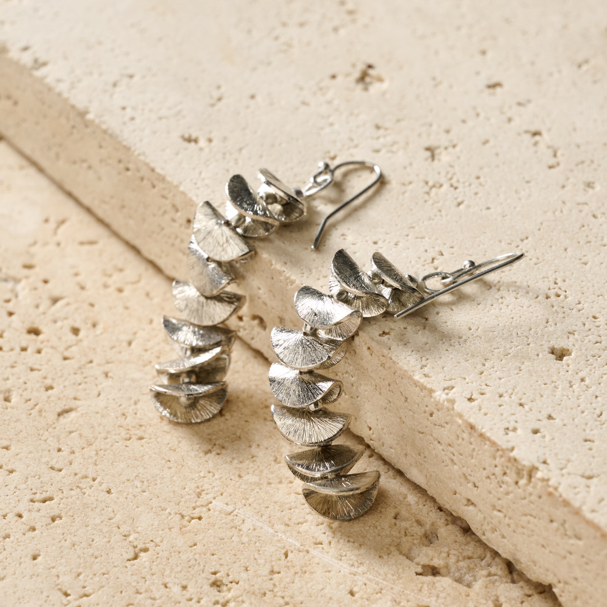 Tarra Stacked Dangle Earrings - Ten Thousand Villages