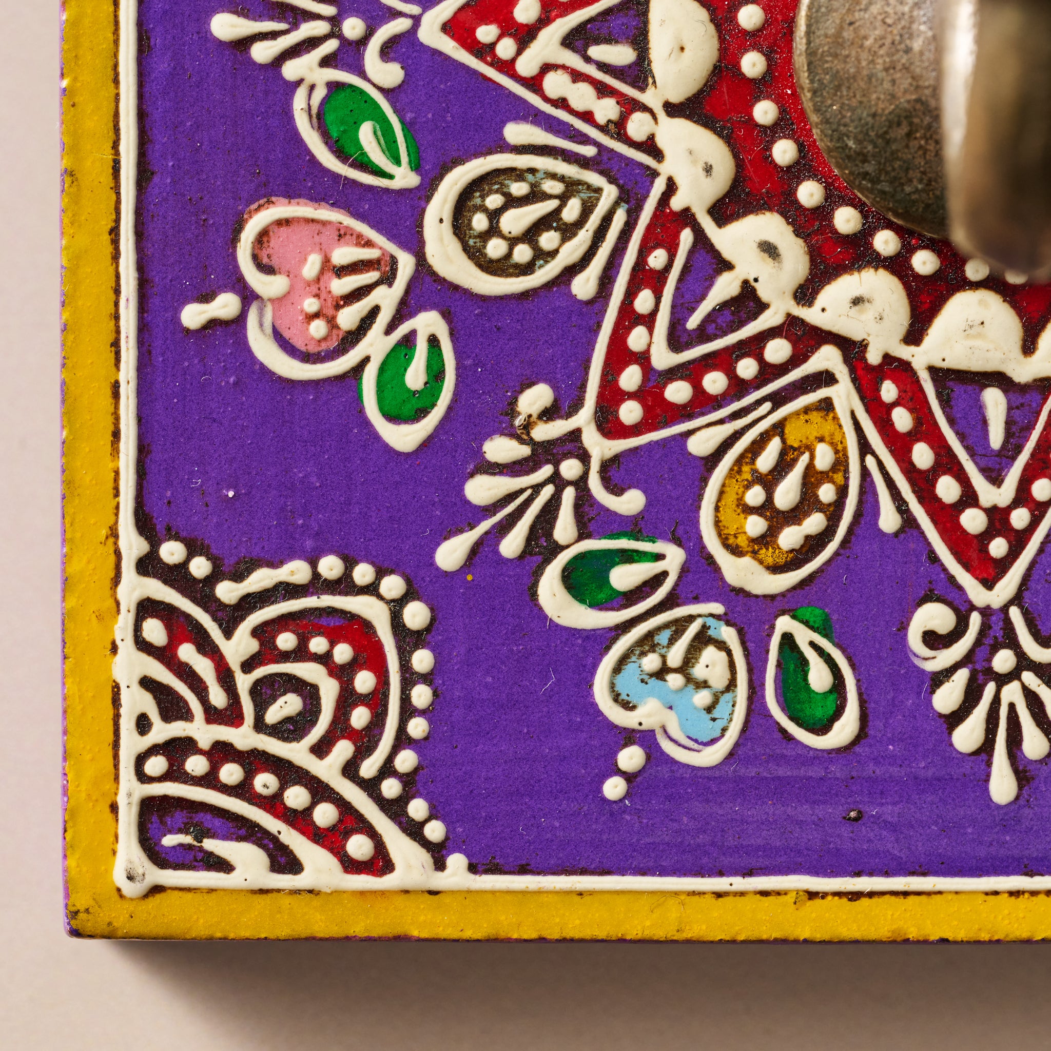 Sarla Iron Wall Hook - Medallion - Ten Thousand Villages