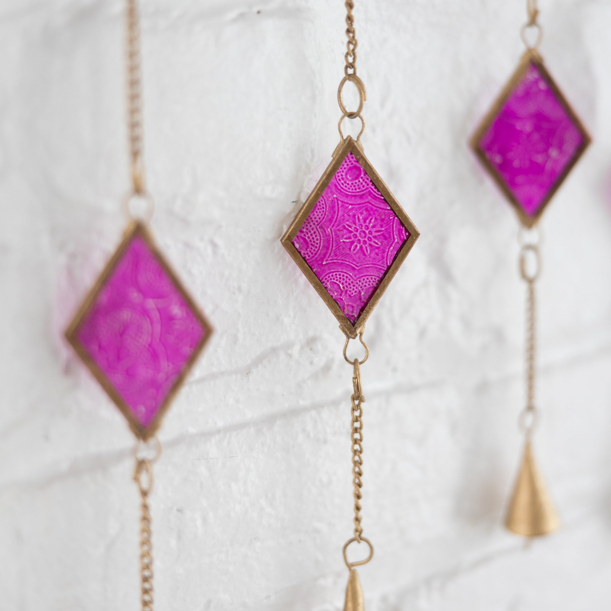 Dayamand Recycled Iron & Glass Chime - Ten Thousand Villages