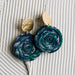 Jia Recycled Sari Dangle Earrings thumbnail 3