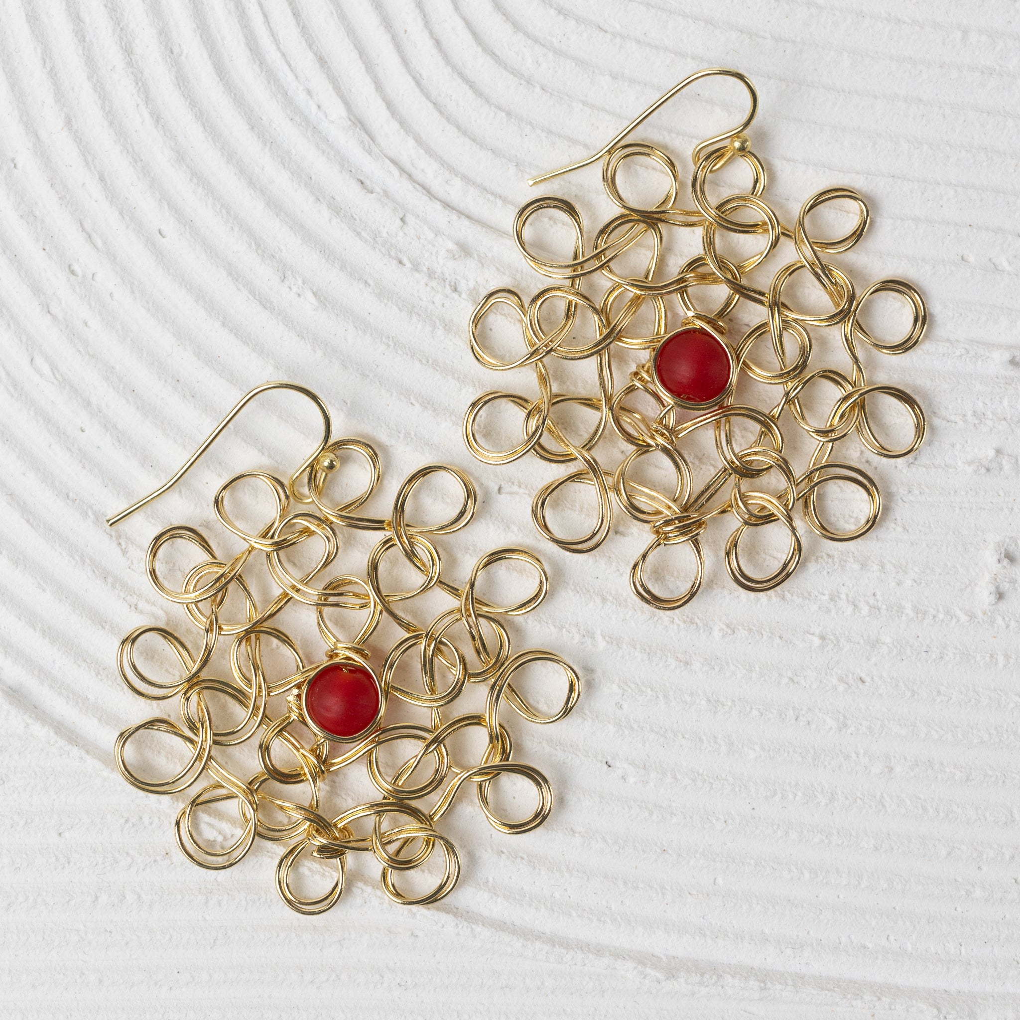 Maanika Filigree Circle Drop Earrings - Ten Thousand Villages