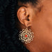 Maanika Filigree Circle Drop Earrings thumbnail 2