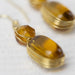 Amber Glass Drop Earrings thumbnail 3