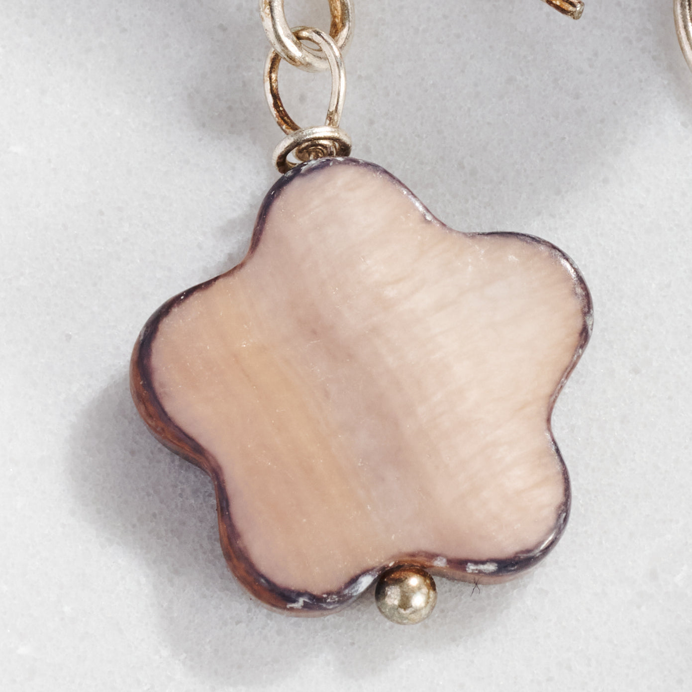 Kudu Mother of Pearl Earrings