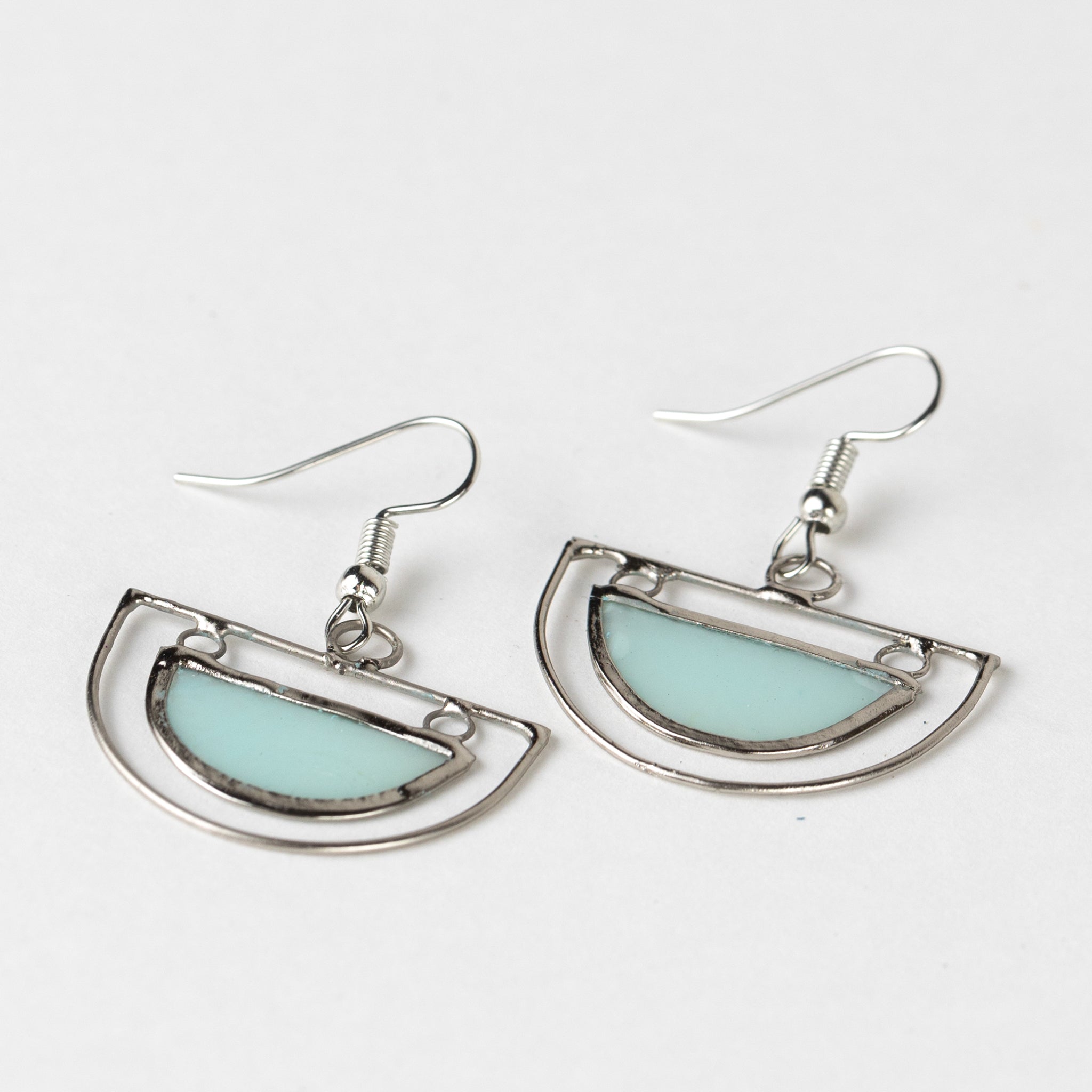 Half Moon Capiz Earrings - Ten Thousand Villages