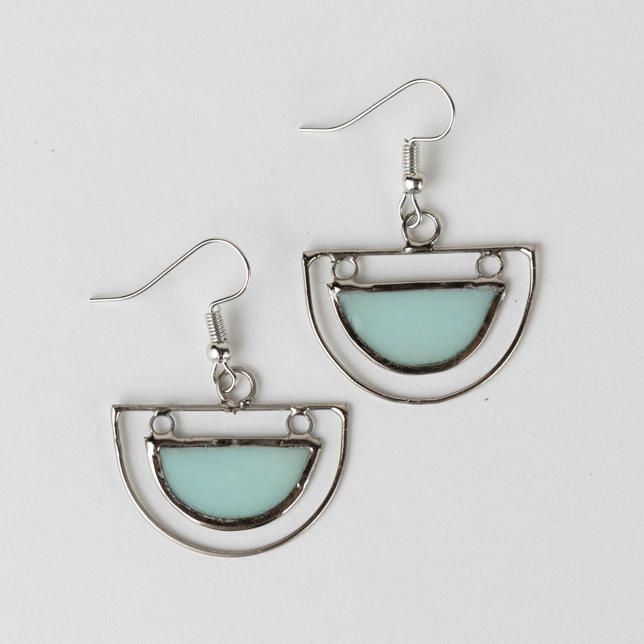 Half Moon Capiz Earrings - Ten Thousand Villages