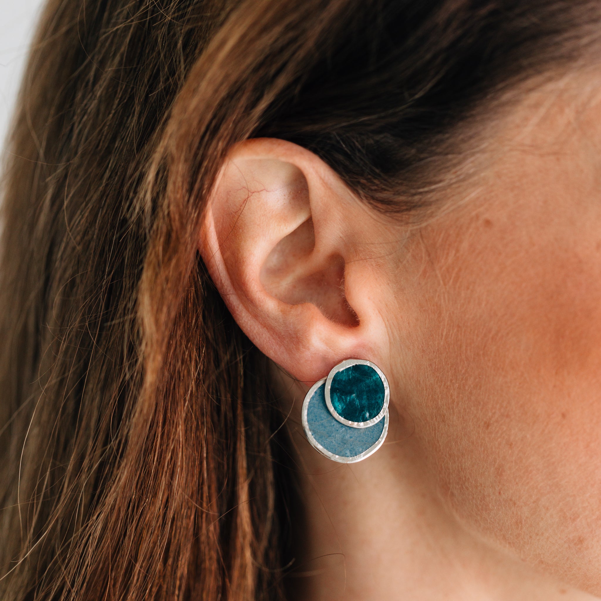 Triple Convertible Capiz Earrings - Ten Thousand Villages