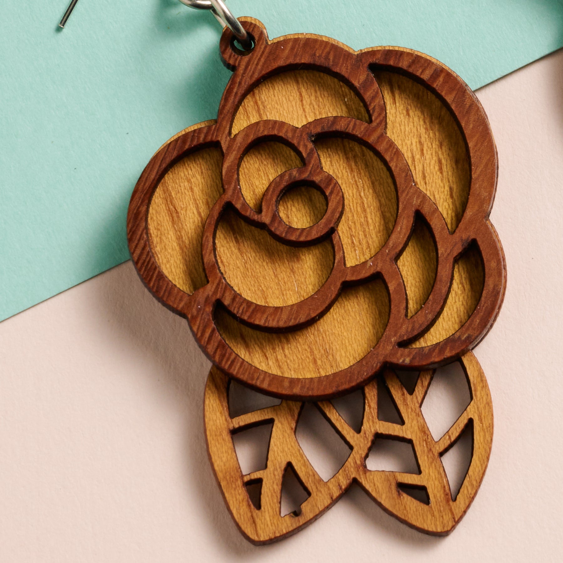 Rosas Langka Wood Earrings