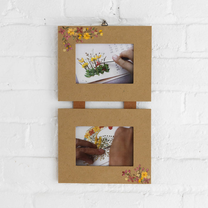 Tala Dried Flowers Double Hanging Frame - 3.5 x 5 1