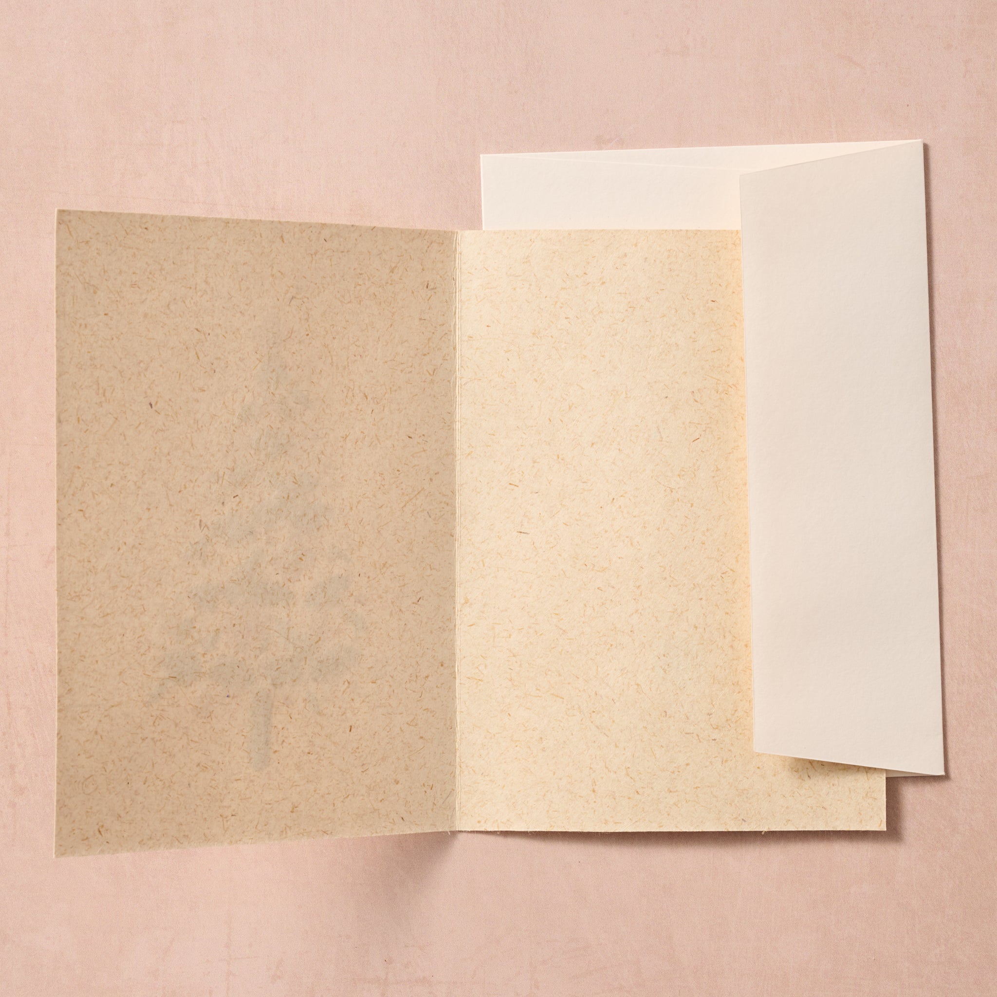 Makulay Pressed Flower Ornament Christmas Card