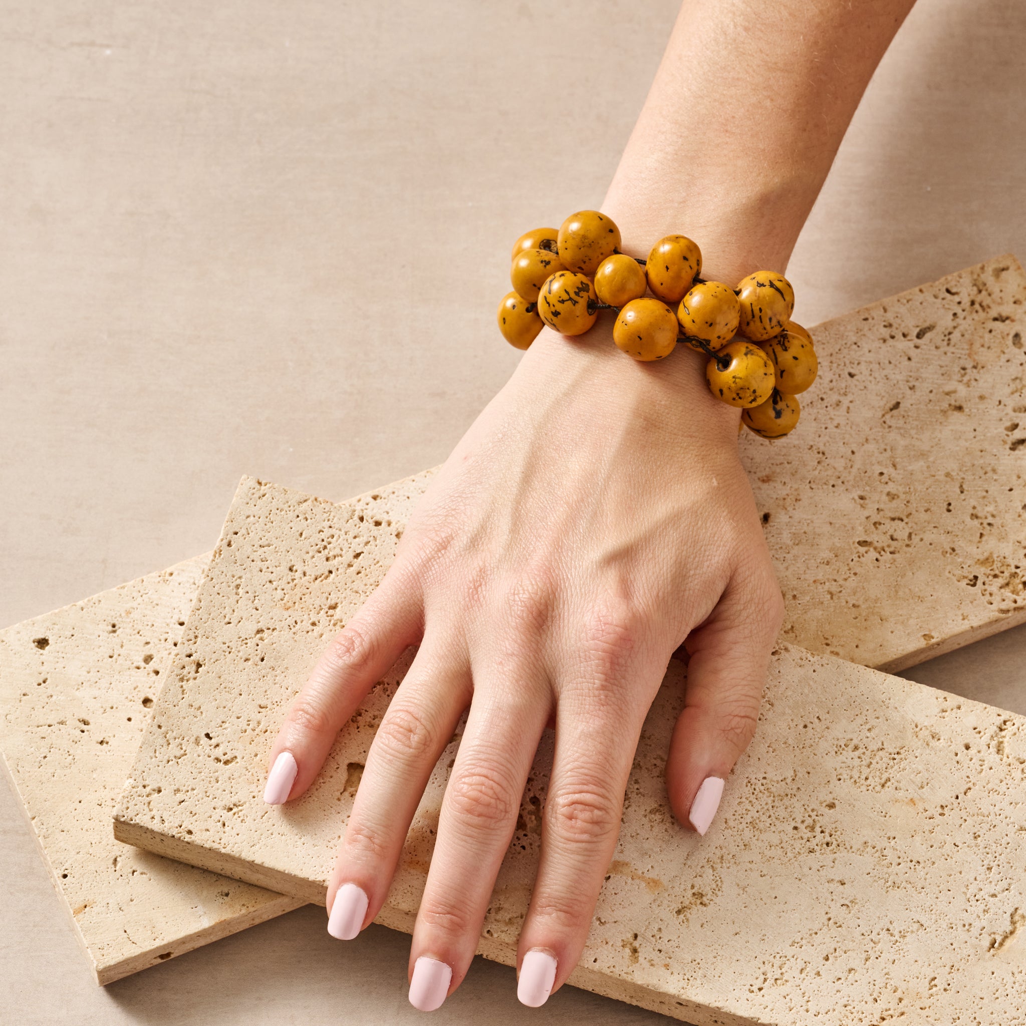 Lucia Tagua Large Beaded Bracelet - Ten Thousand Villages