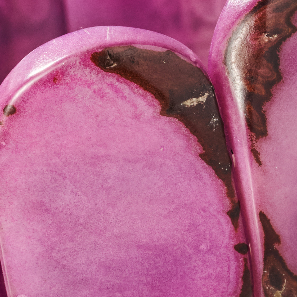 Mauve Tagua Stretch Cuff Bracelet