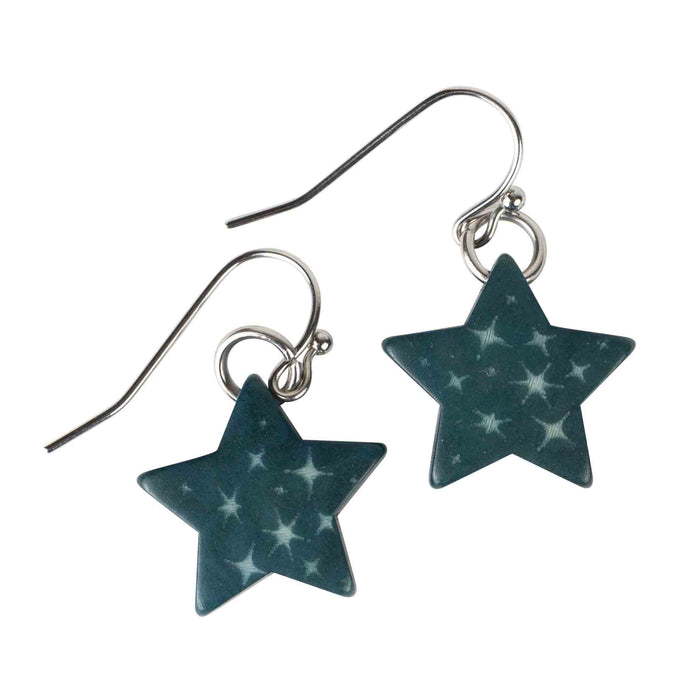 Sitaron Tagua Star Drop Earrings - Default Title (8410840) 1
