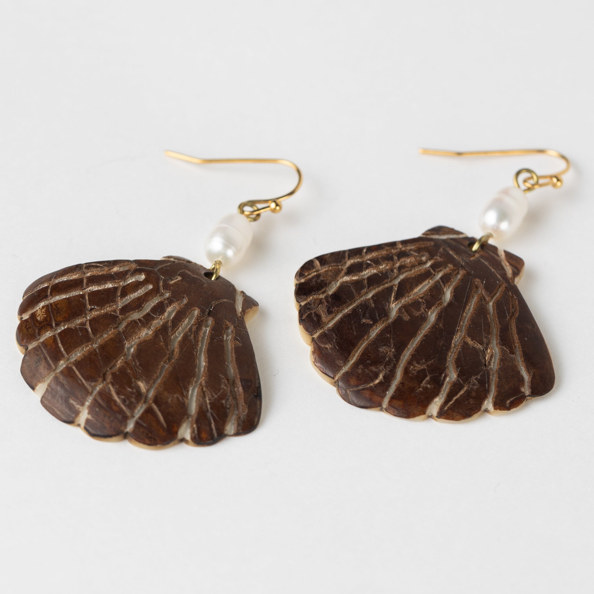 Playas Tagua Drop Earrings - Ten Thousand Villages