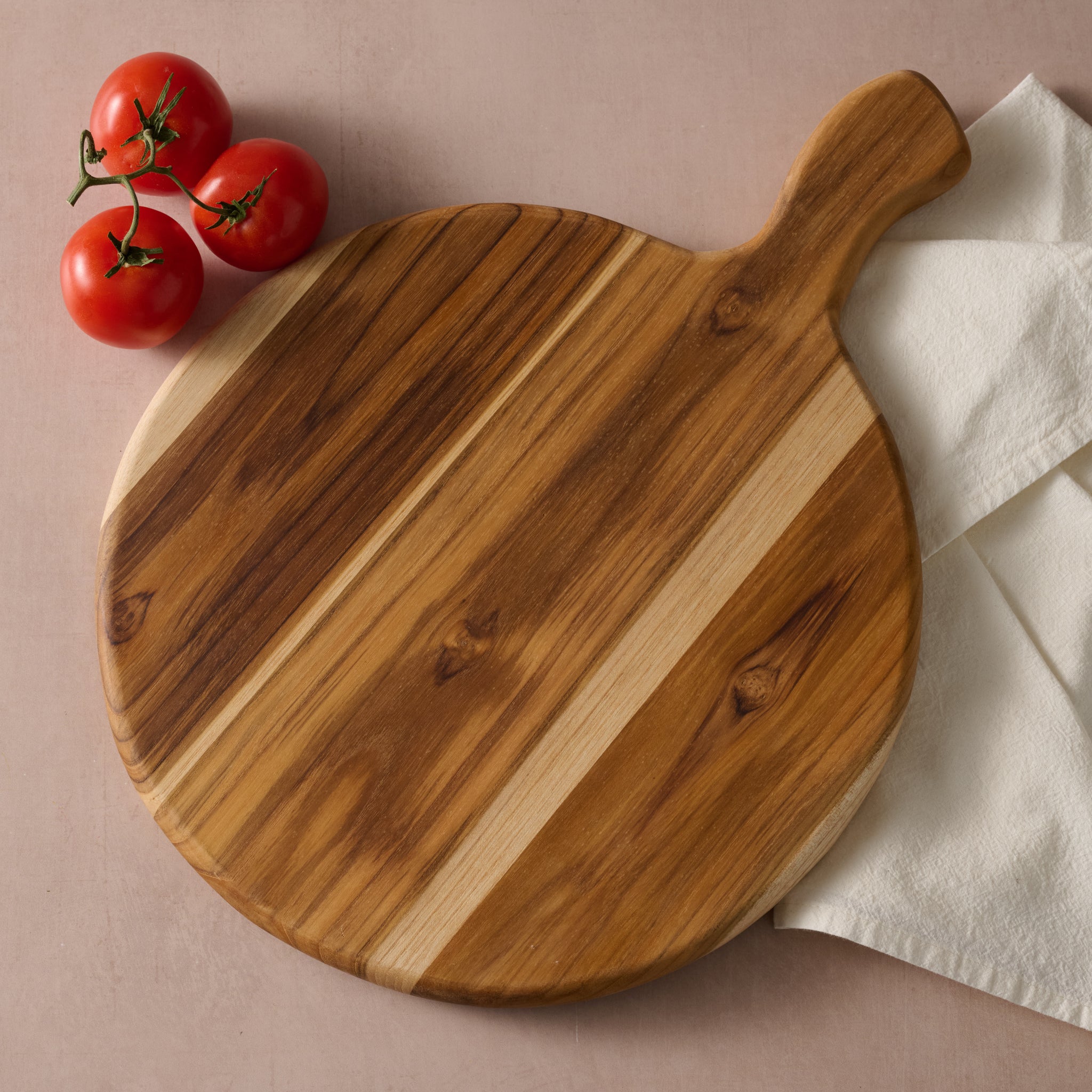 Redondo Teak Pizza Cutting Board - Ten Thousand Villages