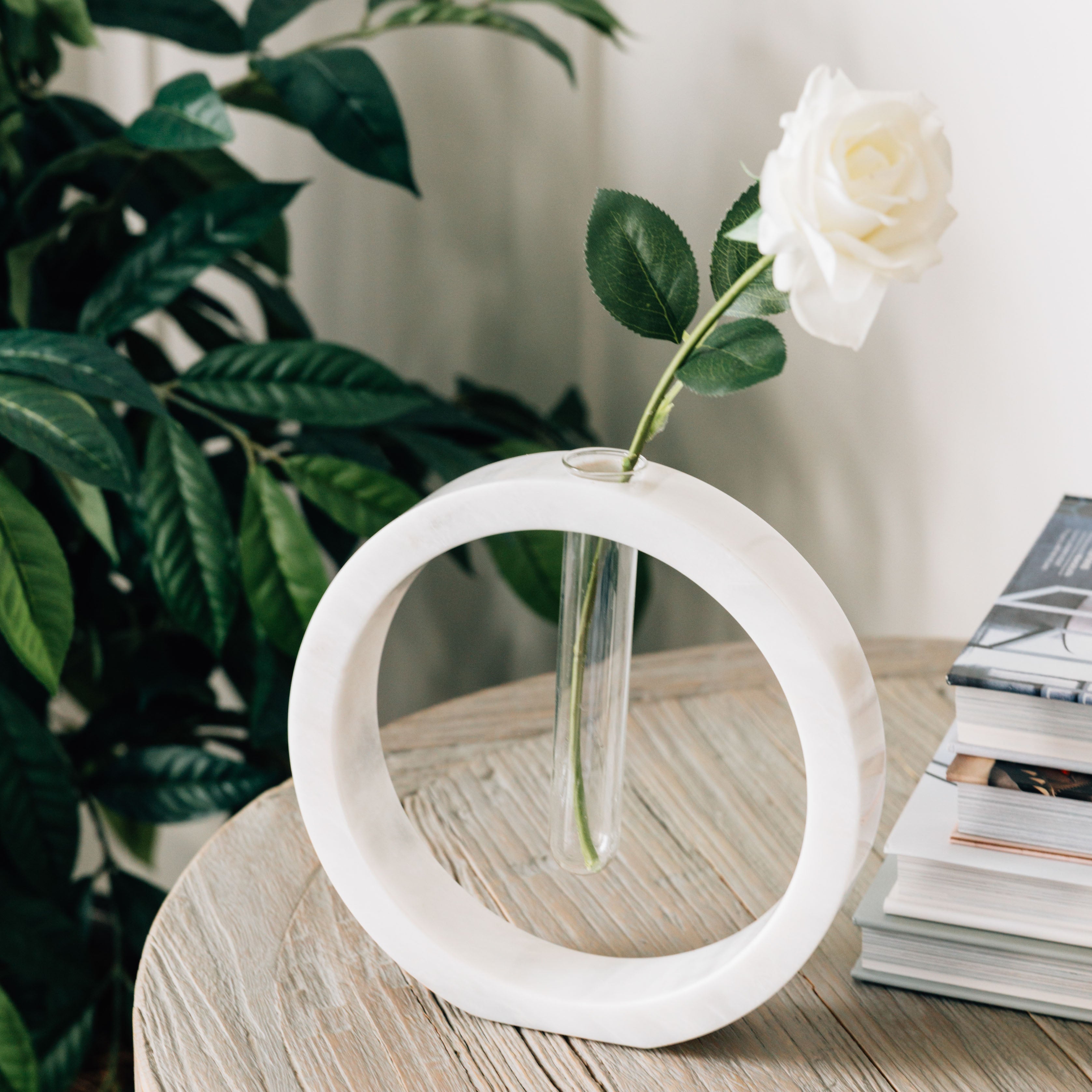 Akela Marble Vase - Ten Thousand Villages